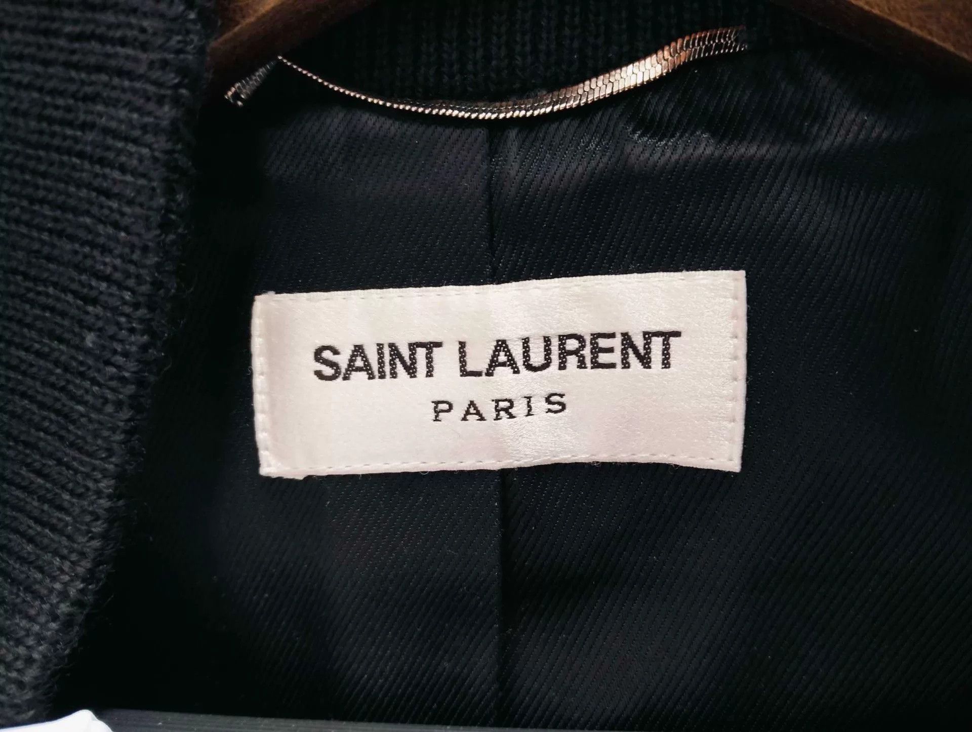 Saint Laurent Paris Saint Laurent Teal Baseball Jacket Size US S / EU 44-46 / 1 - 3 Thumbnail