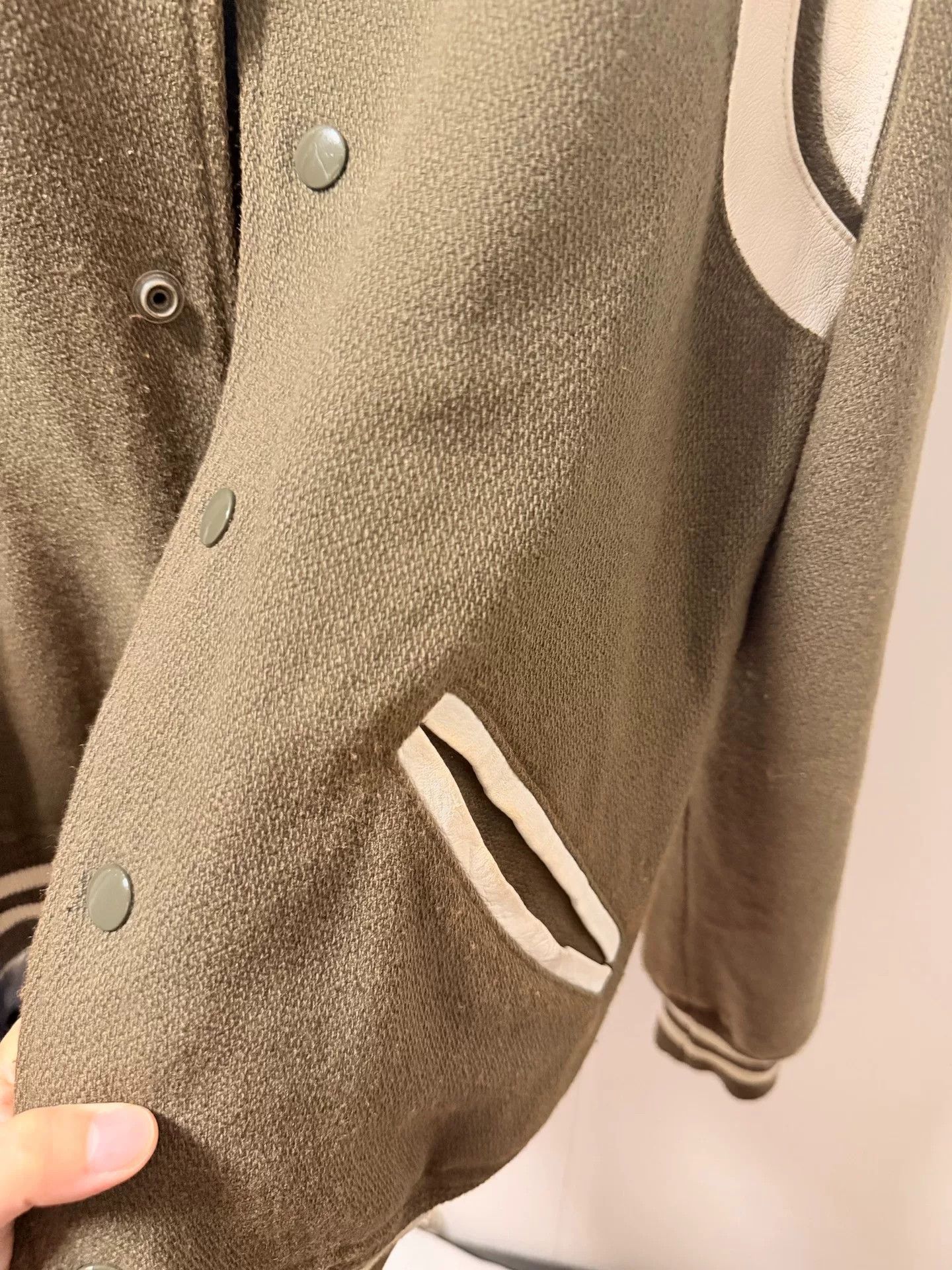 Saint Laurent Paris Saint Laurent Varsity Baseball Jacket Size M / US 6-8 / IT 42-44 - 3 Thumbnail