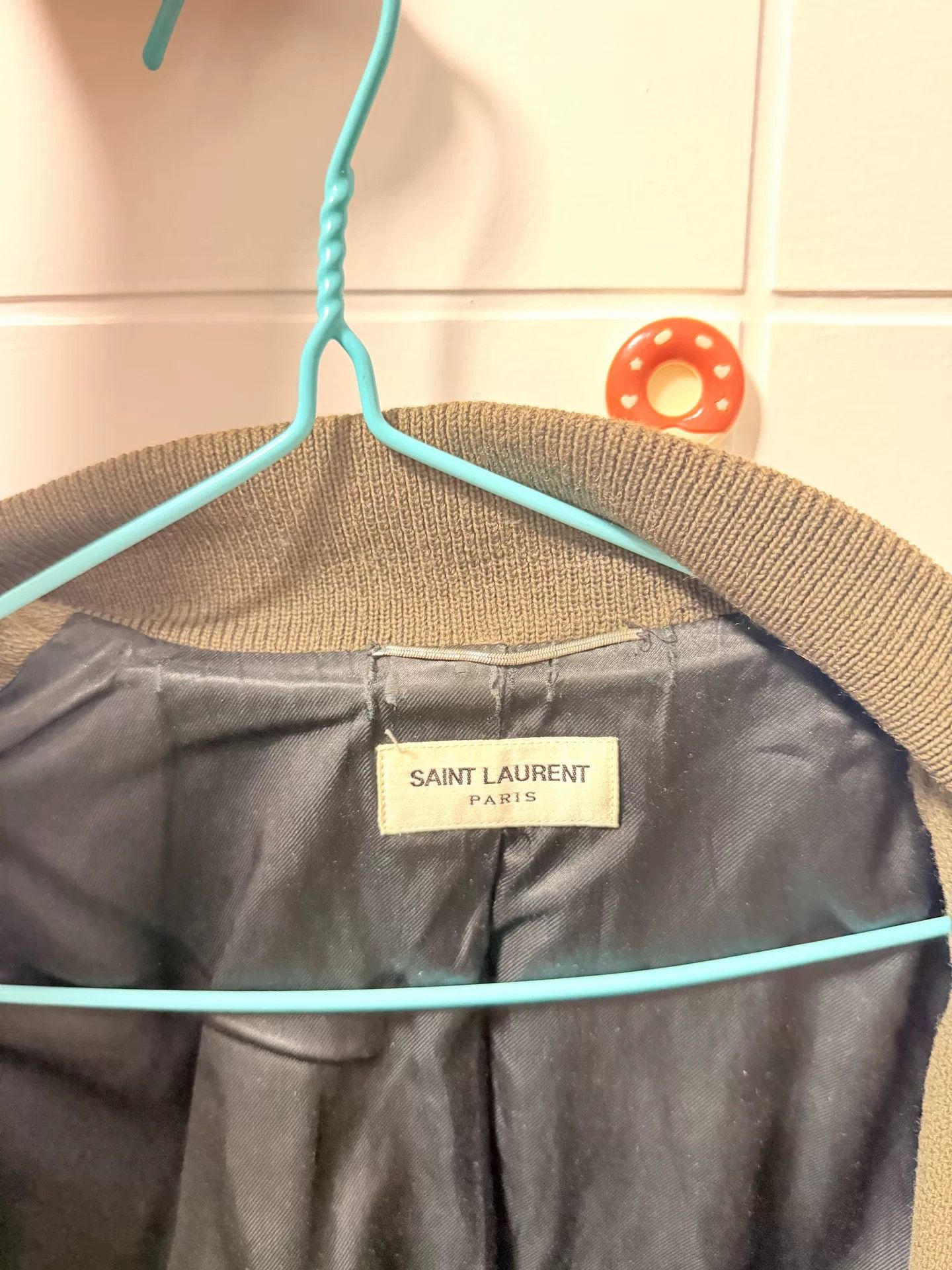 Saint Laurent Paris Saint Laurent Varsity Baseball Jacket Size M / US 6-8 / IT 42-44 - 4 Thumbnail