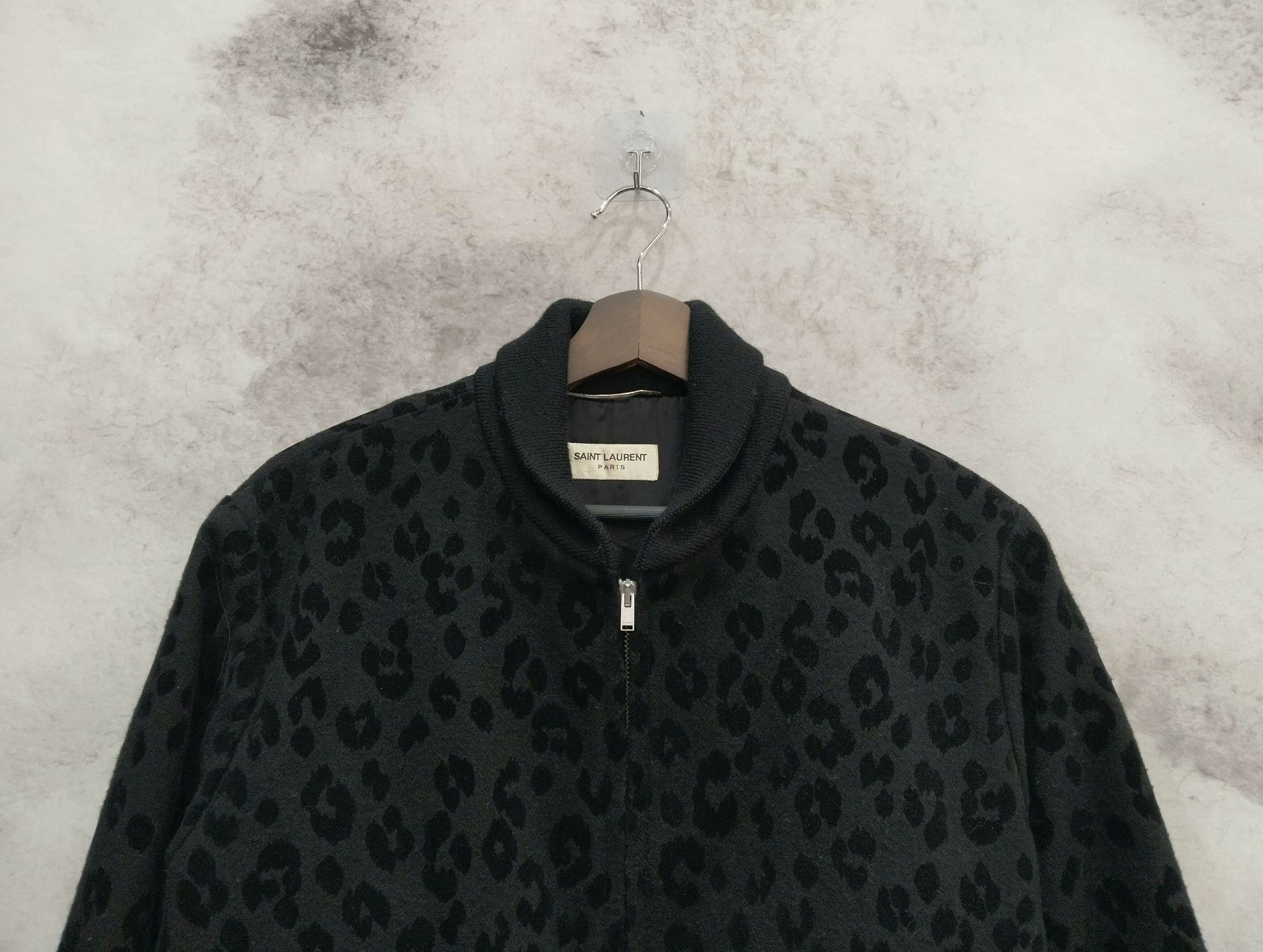 Saint Laurent Paris Saint Laurent Leopard Print Bomber Jacket Size US M / EU 48-50 / 2 - 3 Thumbnail