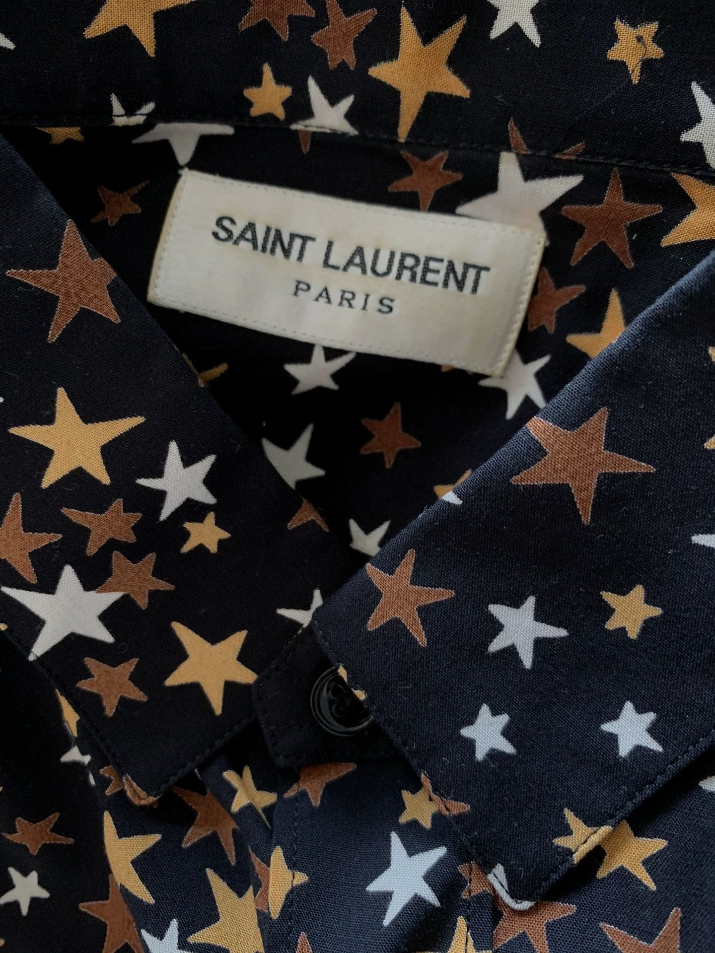 Saint Laurent Paris Saint Laurent Star Print Shirt Size US M / EU 48-50 / 2 - 3 Thumbnail