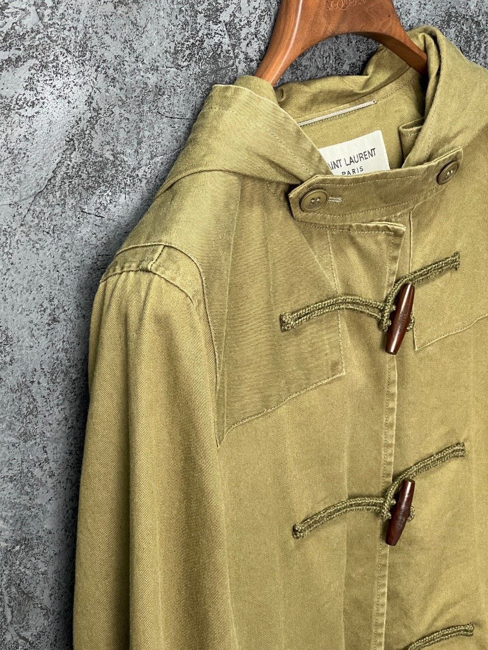 Saint Laurent Paris SAINT LAURENT Toggle Hooded Coat Size US S / EU 44-46 / 1 - 6 Thumbnail