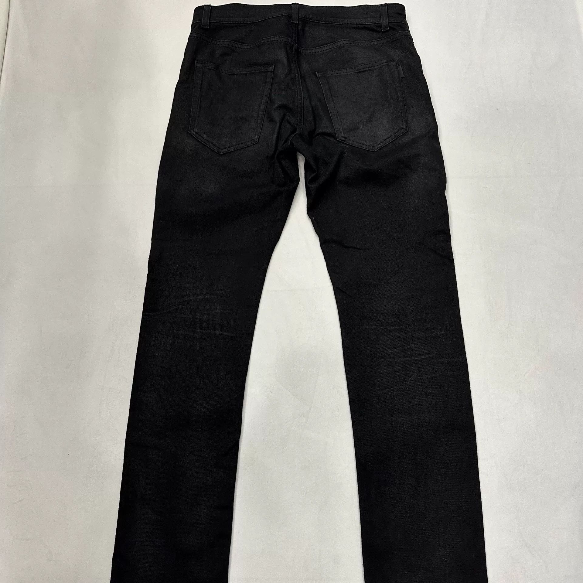 Saint Laurent Paris Saint Laurent Black Slim Fit Jeans Size US 32 / EU 48 - 2 Thumbnail