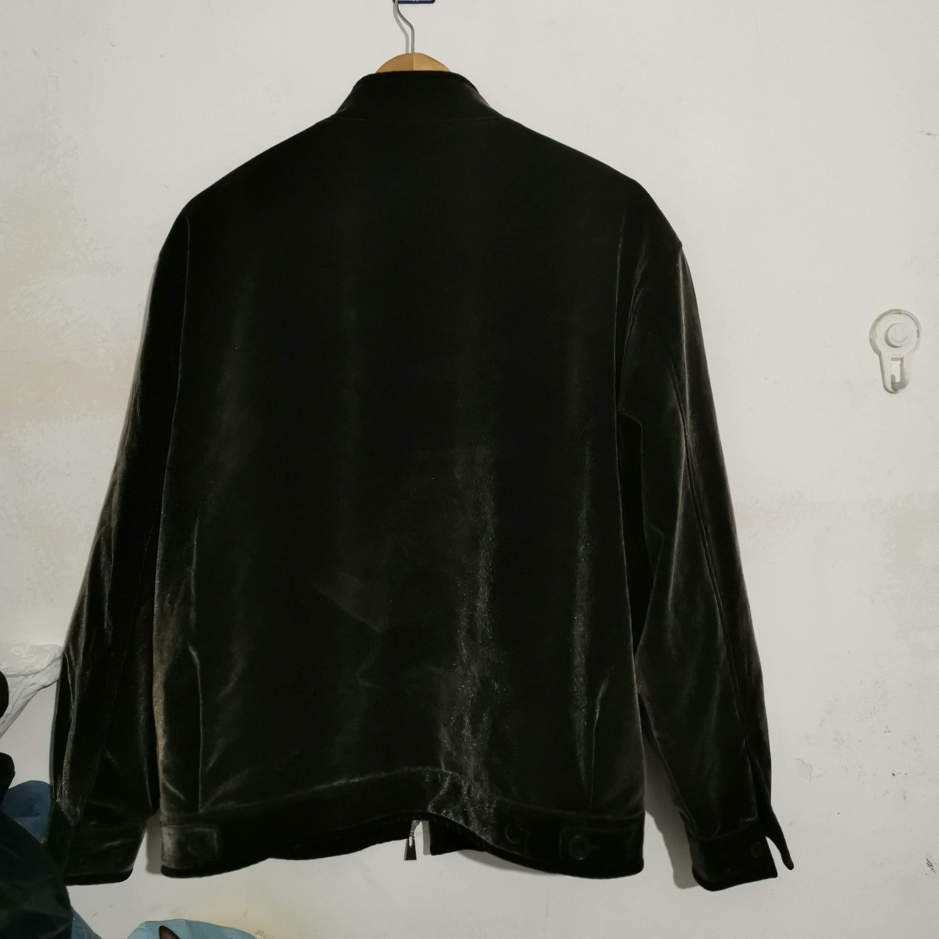 Saint Laurent Paris Yves Saint Laurent Black Velvet Bomber Jacket Size US XL / EU 56 / 4 - 3 Thumbnail