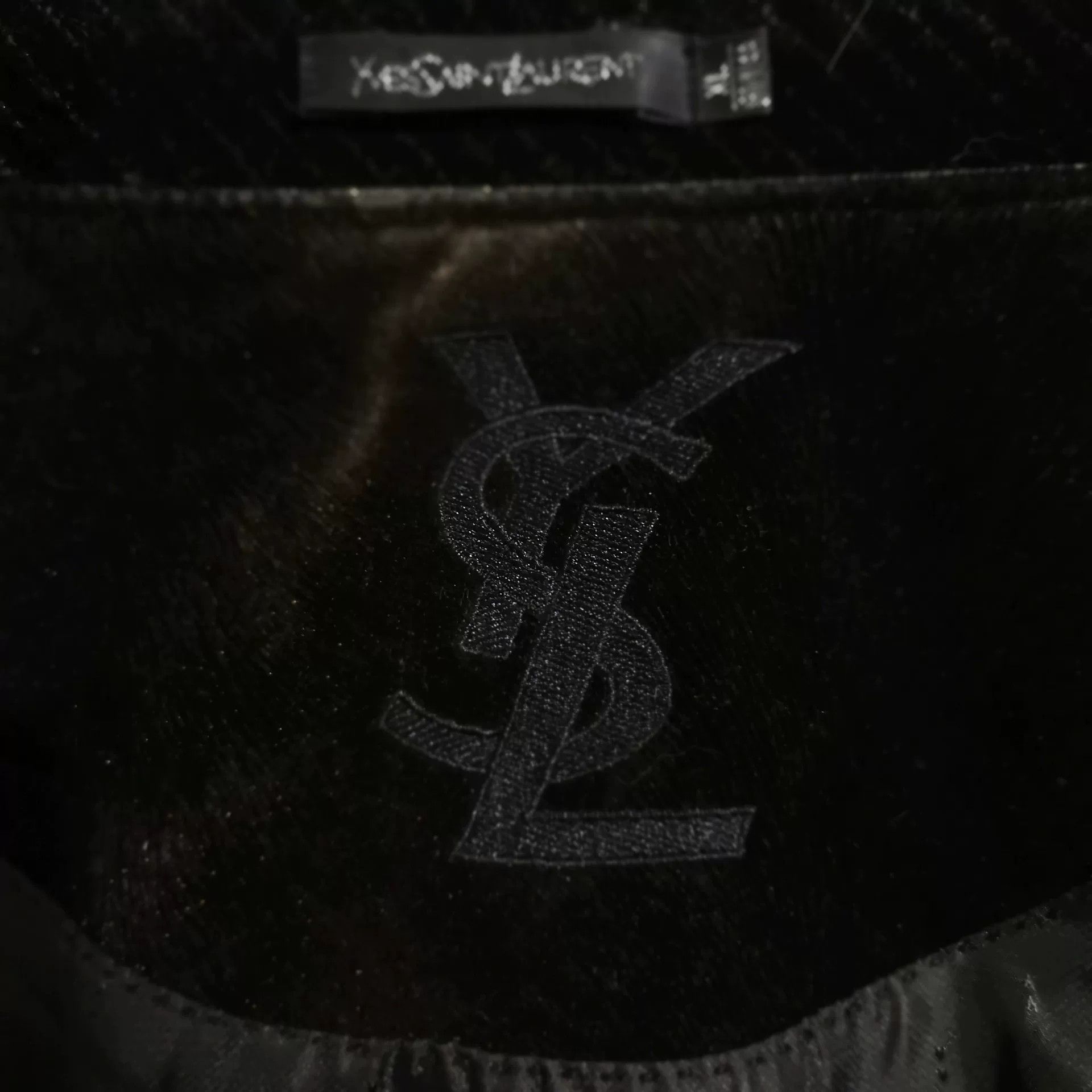 Saint Laurent Paris Yves Saint Laurent Black Velvet Bomber Jacket Size US XL / EU 56 / 4 - 6 Thumbnail