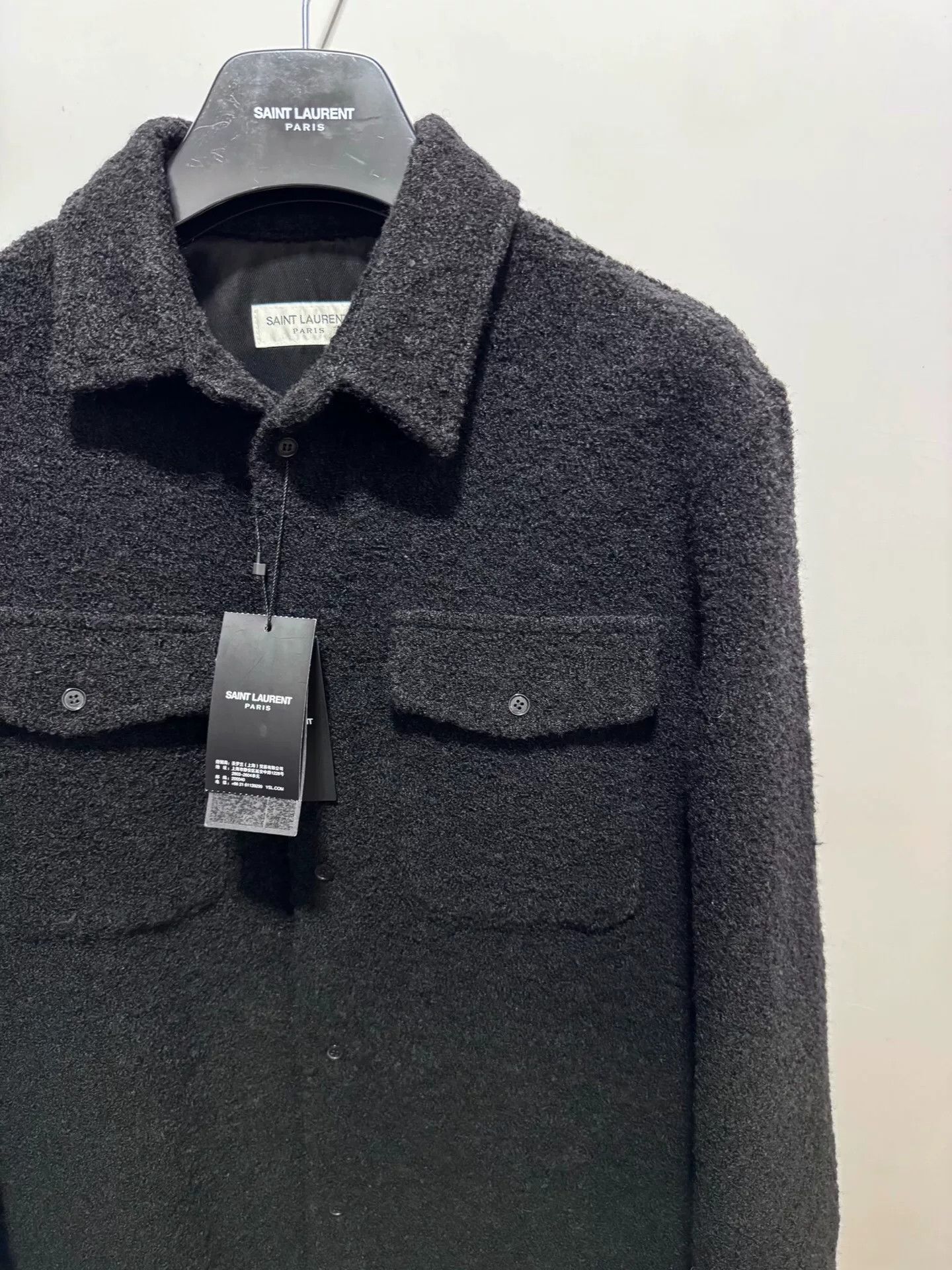 Saint Laurent Paris Saint Laurent 23FW Black Jacket Size US S / EU 44-46 / 1 - 3 Thumbnail