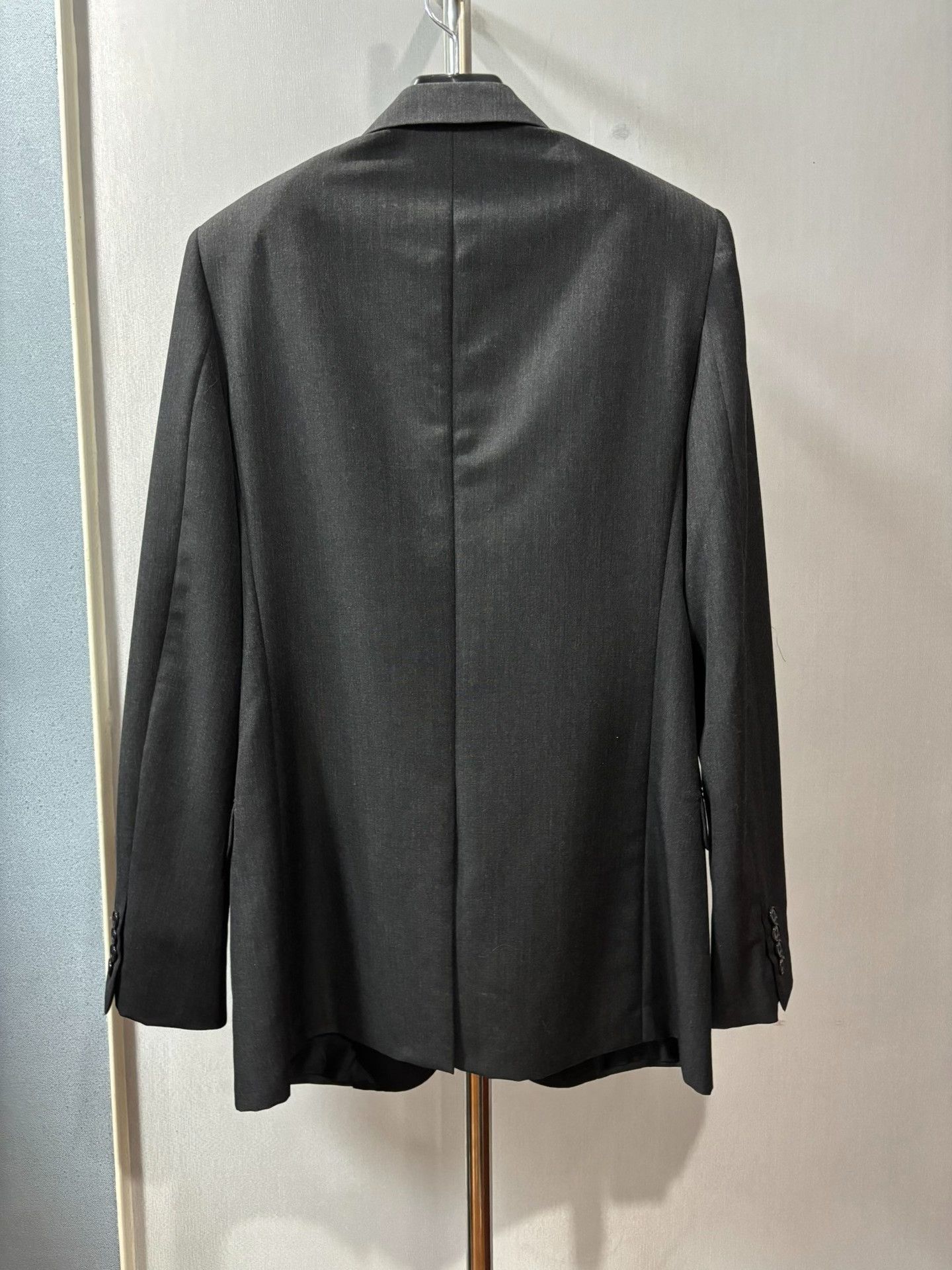 Saint Laurent Paris Saint Laurent Structured Dark Gray Blazer Size US S / EU 44-46 / 1 - 2 Thumbnail