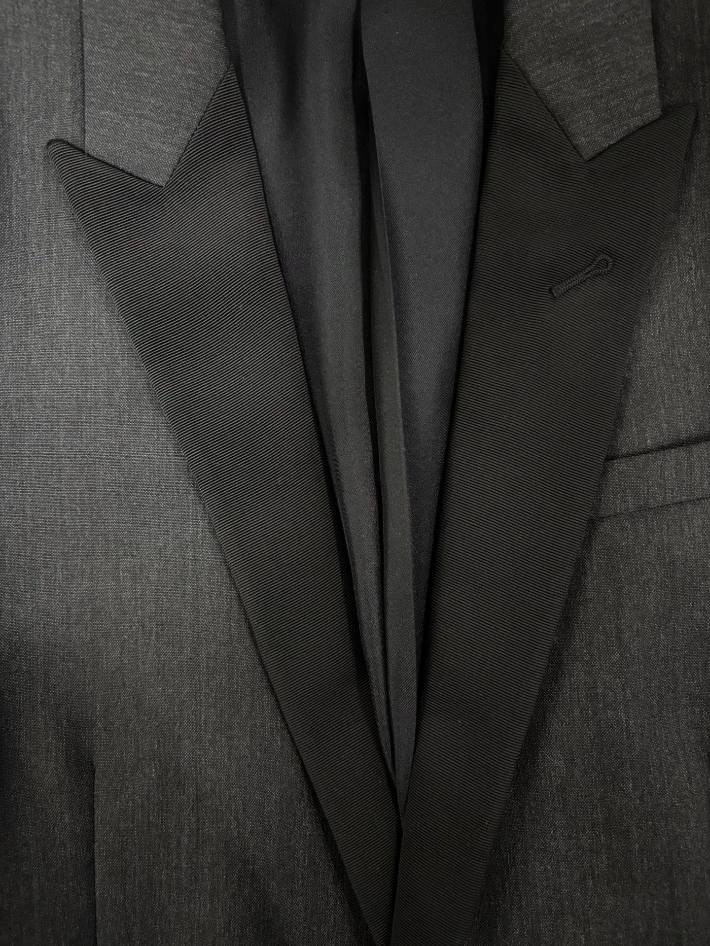 Saint Laurent Paris Saint Laurent Structured Dark Gray Blazer Size US S / EU 44-46 / 1 - 6 Thumbnail
