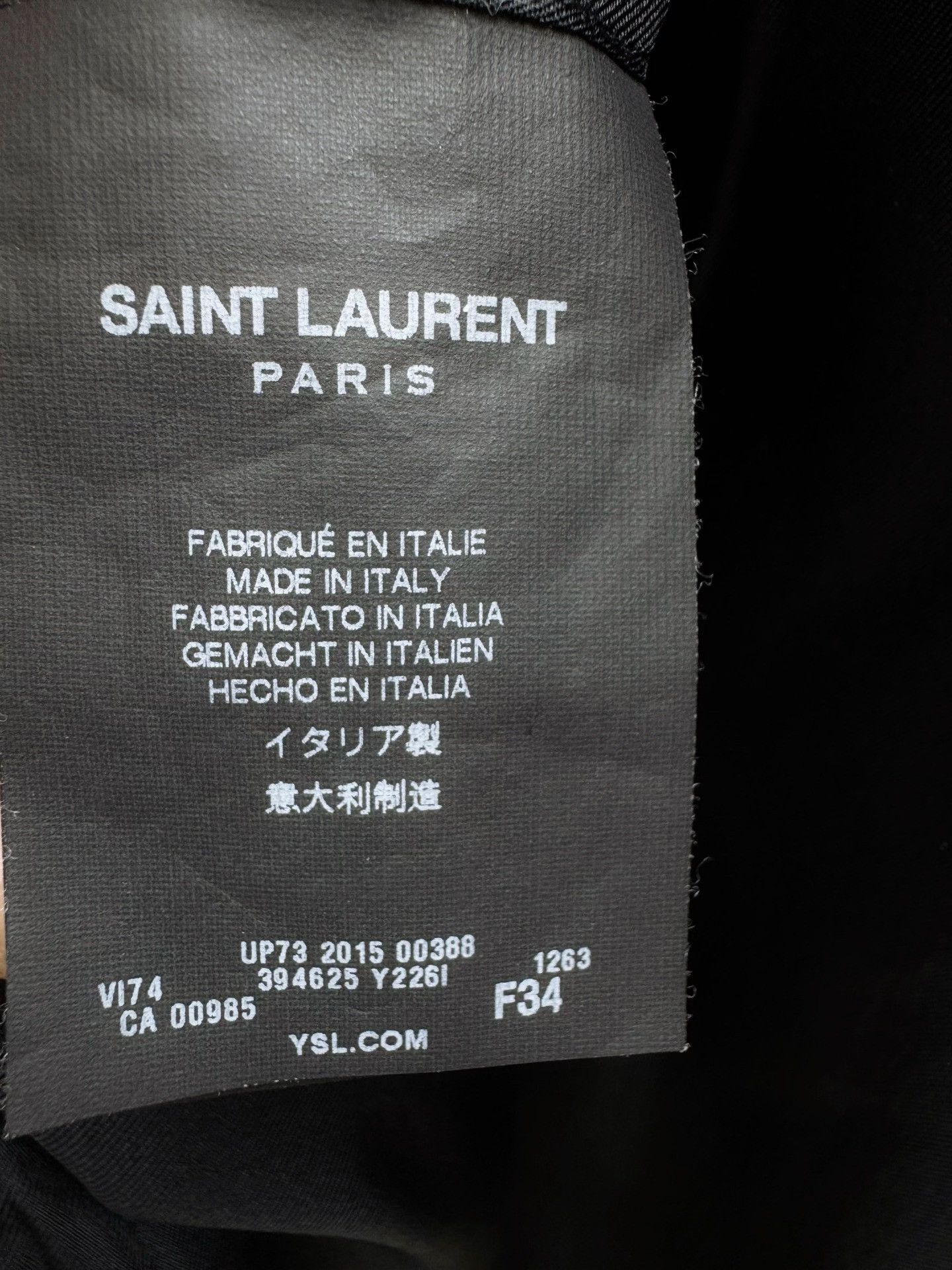 Saint Laurent Paris Saint Laurent Gray Black Check Wool Blazer Size US M / EU 48-50 / 2 - 5 Thumbnail
