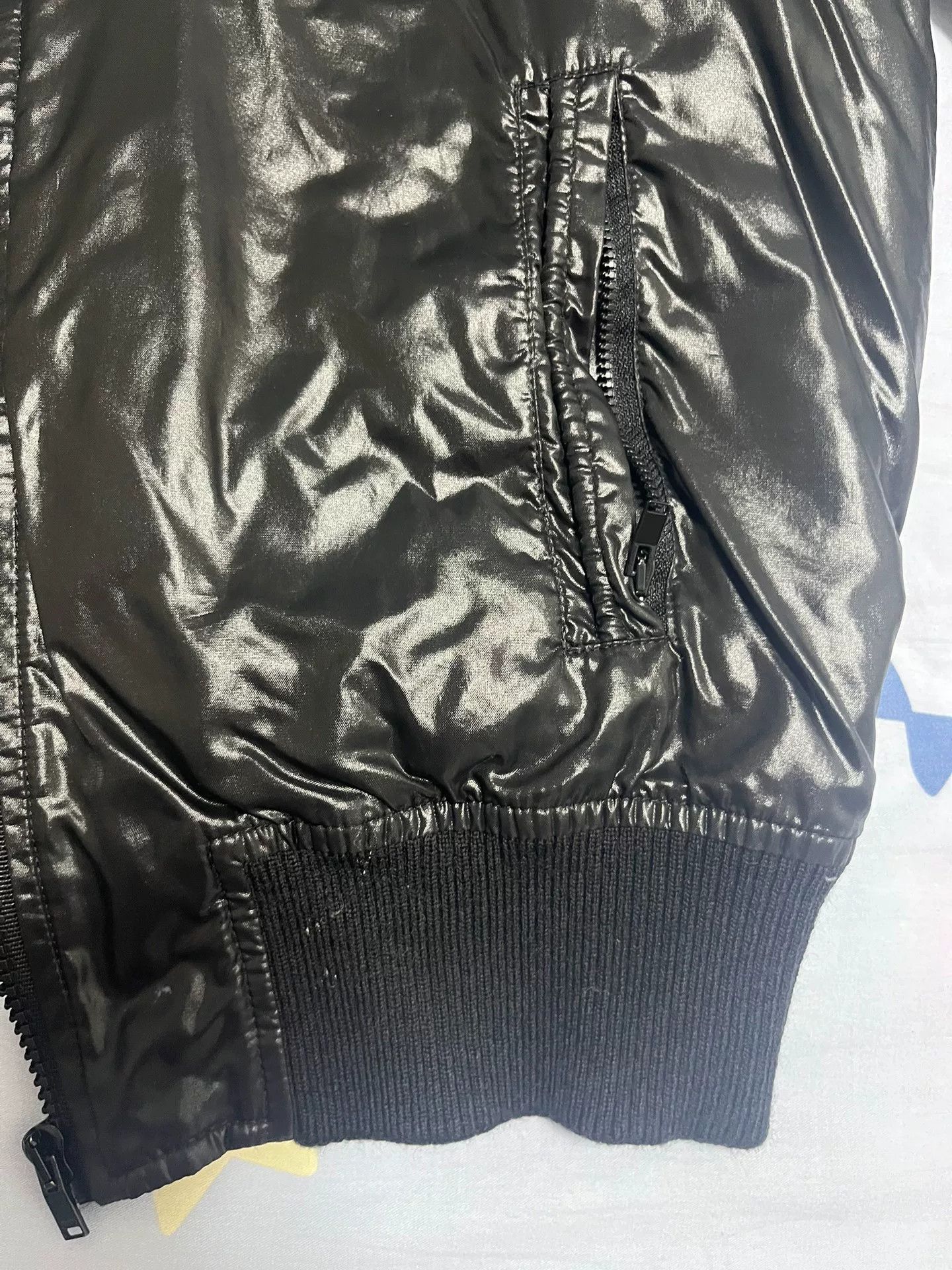 Saint Laurent Paris Saint Laurent Black Shiny Jacket Size US M / EU 48-50 / 2 - 4 Thumbnail