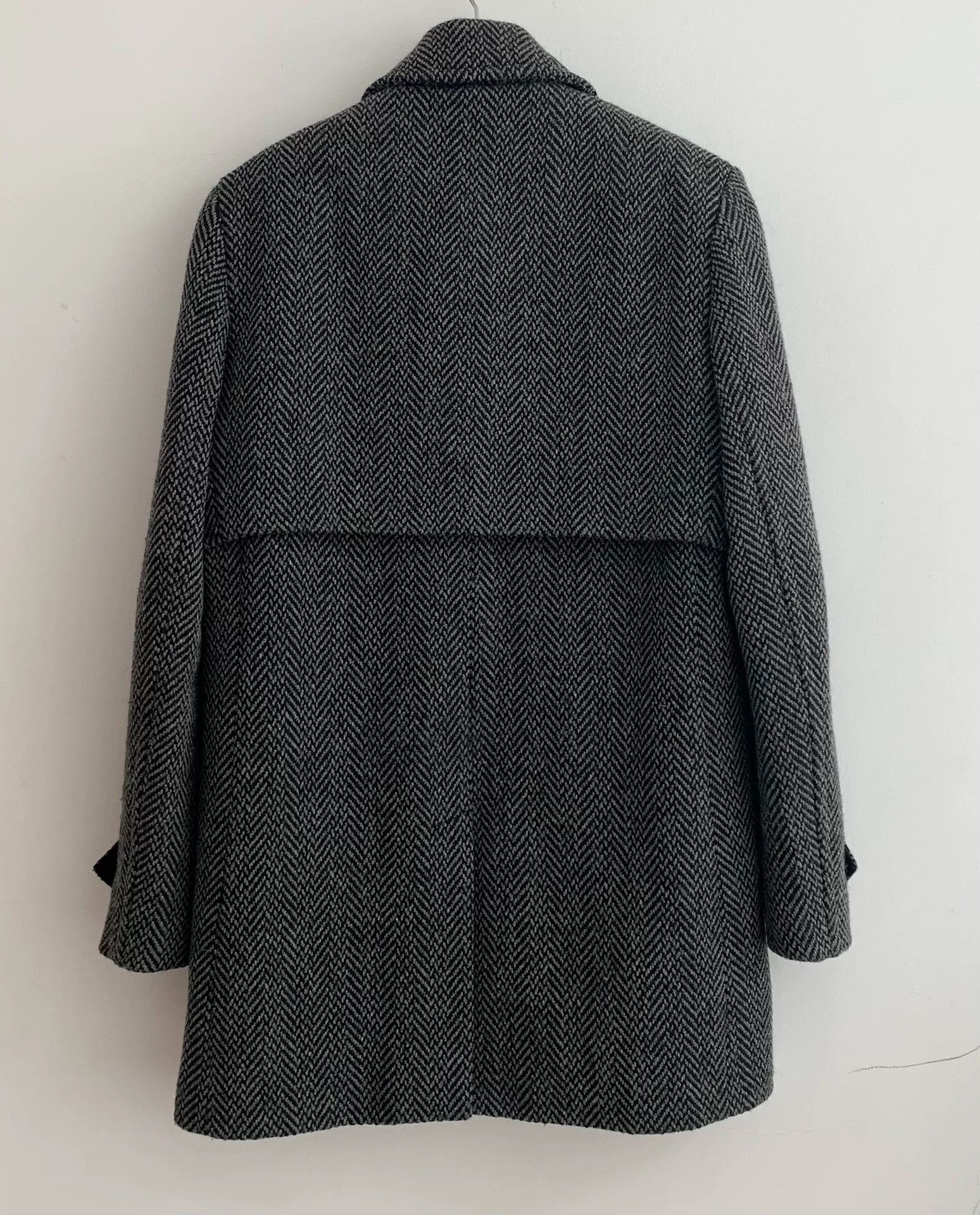 Saint Laurent Paris Saint Laurent 17FW Herringbone Coat Size US M / EU 48-50 / 2 - 2 Thumbnail