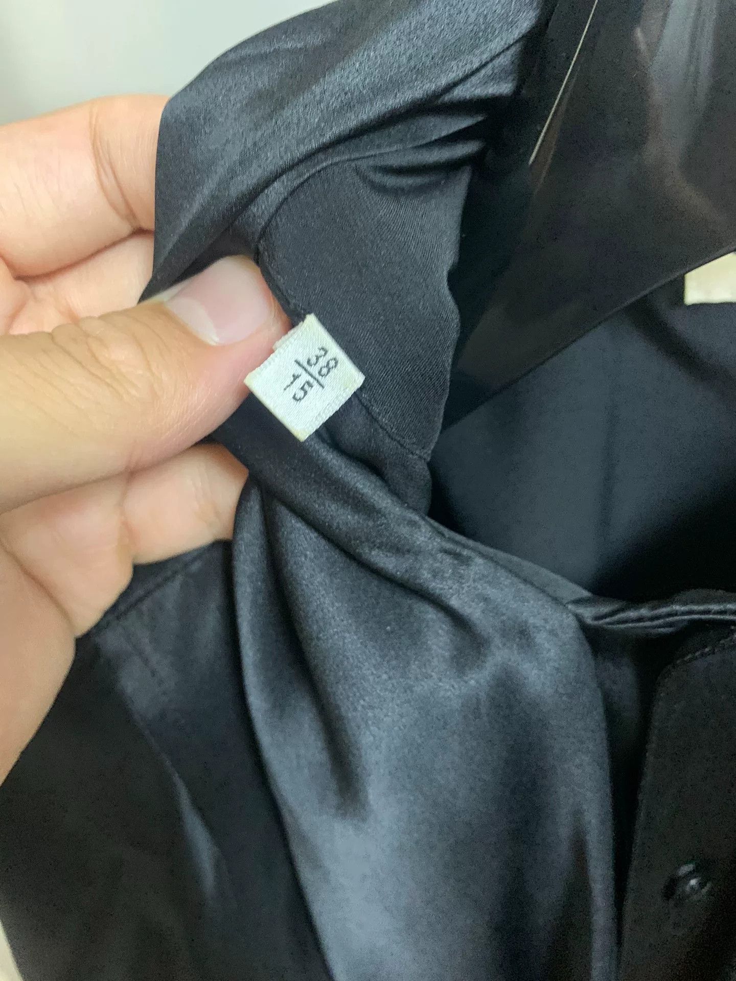 Saint Laurent Paris Saint Laurent 2016FW Black Silk Shirt Size S / US 4 / IT 40 - 3 Thumbnail