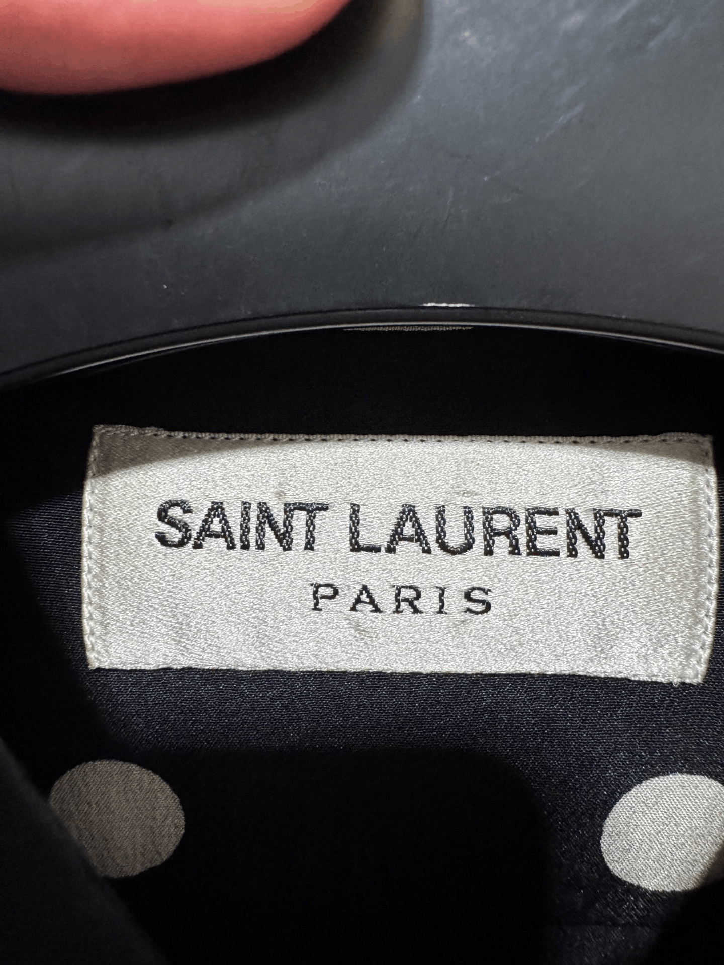 Saint Laurent Paris Saint Laurent 15FW Polka Dot Silk Shirt Size US M / EU 48-50 / 2 - 5 Thumbnail