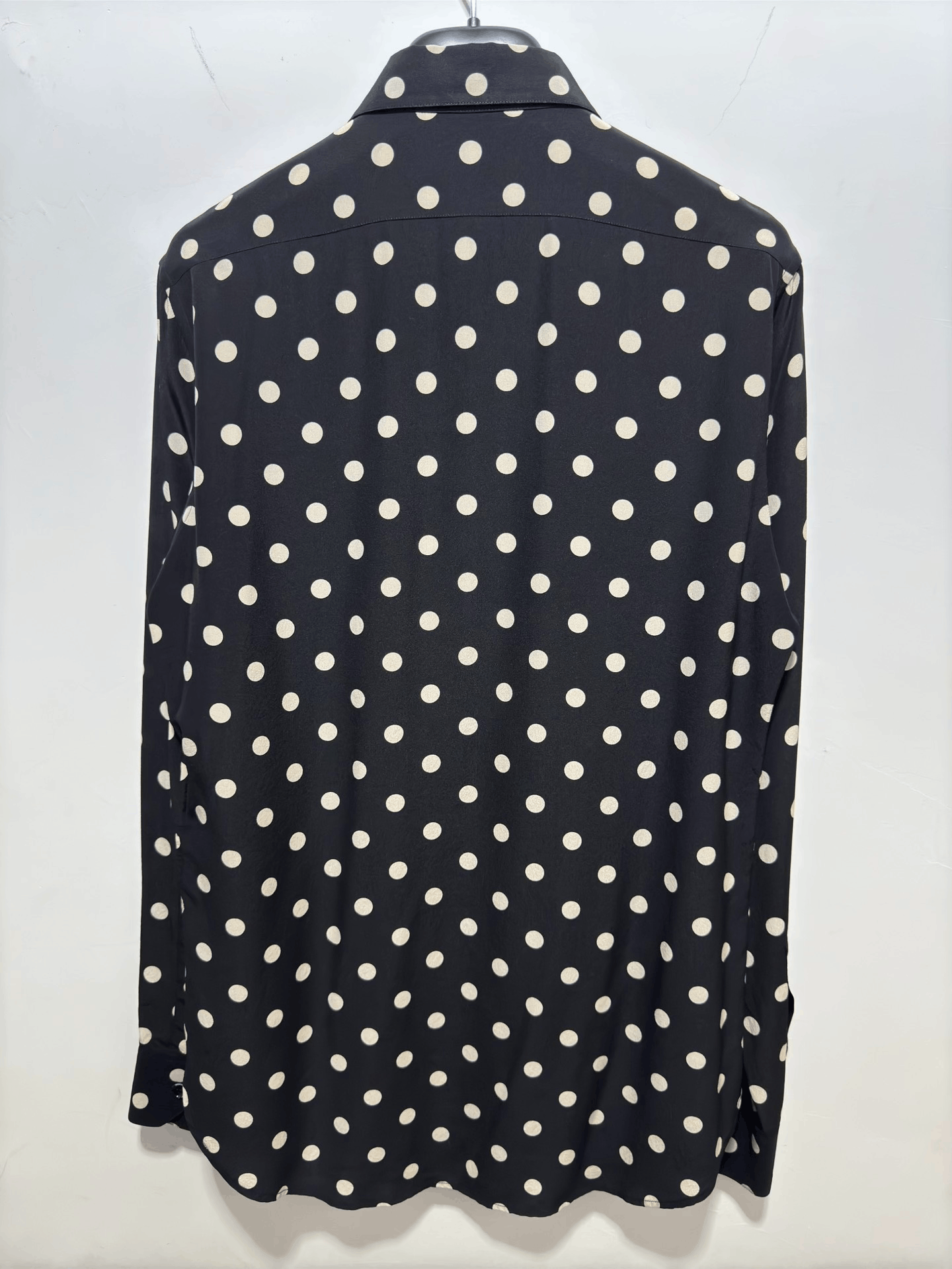 Saint Laurent Paris Saint Laurent 15FW Polka Dot Silk Shirt Size US M / EU 48-50 / 2 - 2 Thumbnail