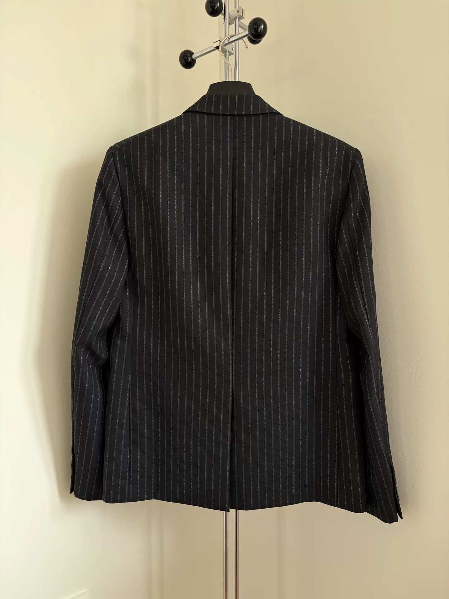 Saint Laurent Paris Saint Laurent Silver Stripe Blazer Size US M / EU 48-50 / 2 - 3 Thumbnail