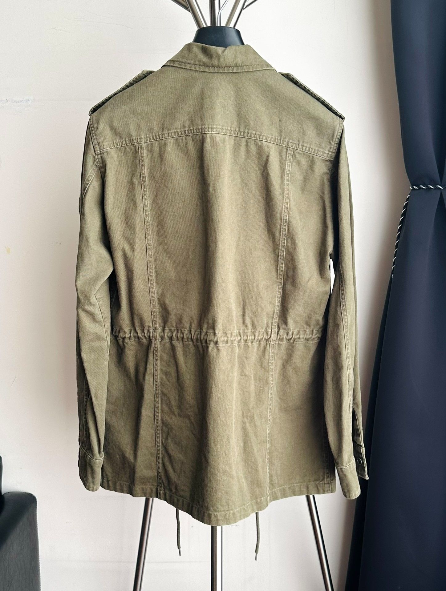 Saint Laurent Paris Saint Laurent Olive Green Hunting Jacket Size US S / EU 44-46 / 1 - 2 Thumbnail