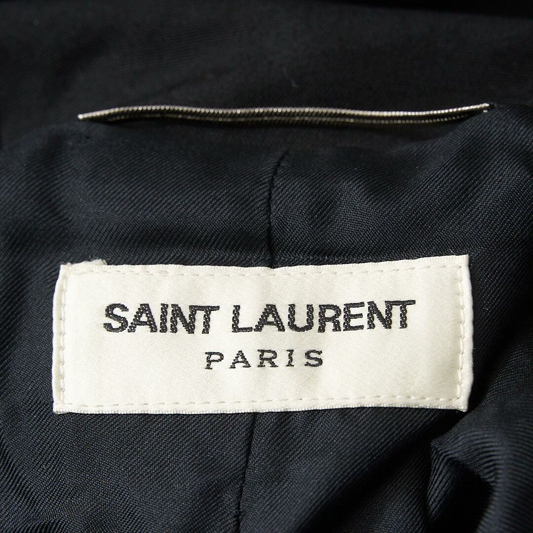Saint Laurent Paris Saint Laurent Men's Black Hooded Jacket Size US M / EU 48-50 / 2 - 7 Thumbnail