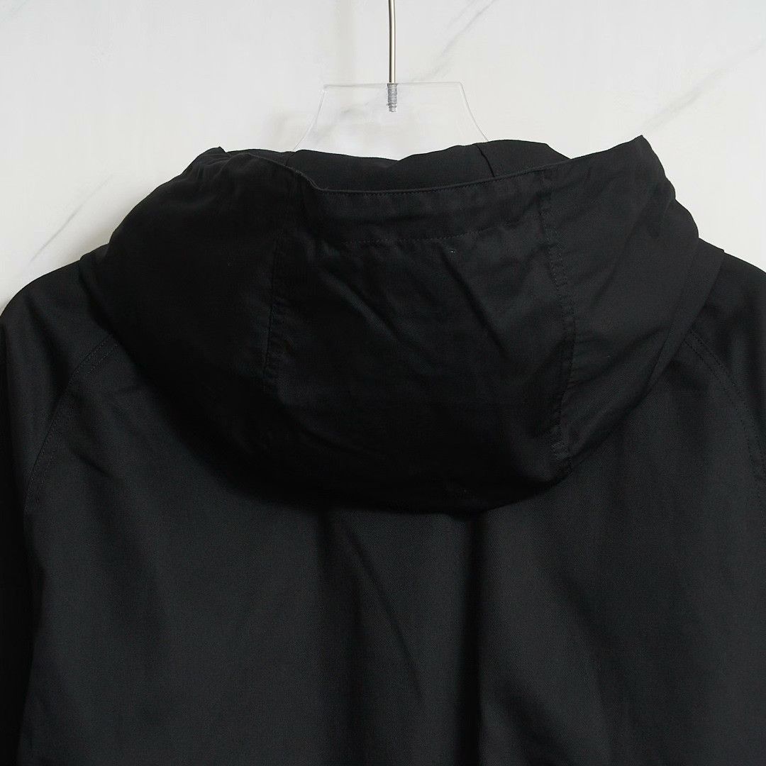 Saint Laurent Paris Saint Laurent Men's Black Hooded Jacket Size US M / EU 48-50 / 2 - 6 Thumbnail