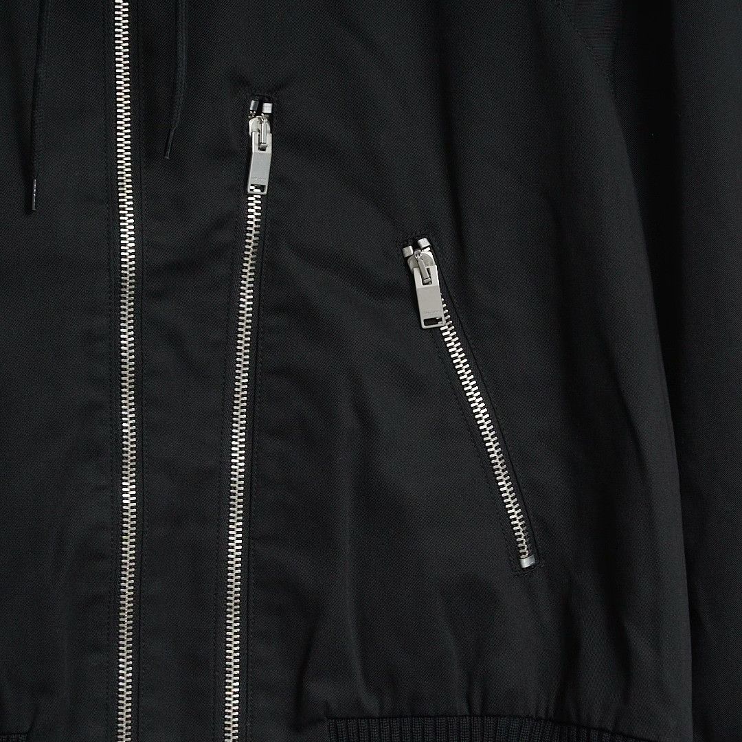 Saint Laurent Paris Saint Laurent Men's Black Hooded Jacket Size US M / EU 48-50 / 2 - 3 Thumbnail
