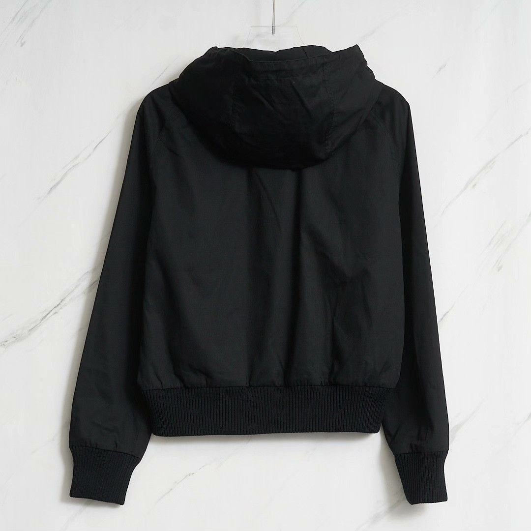 Saint Laurent Paris Saint Laurent Men's Black Hooded Jacket Size US M / EU 48-50 / 2 - 5 Thumbnail