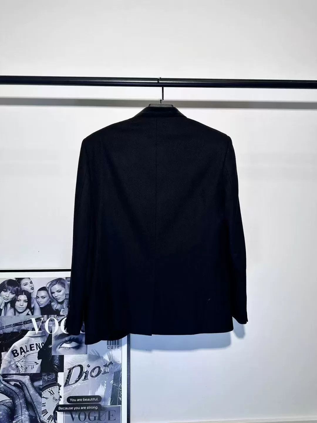 Saint Laurent Paris Saint Laurent Black Velvet Lapel Blazer Size US M / EU 48-50 / 2 - 2 Thumbnail