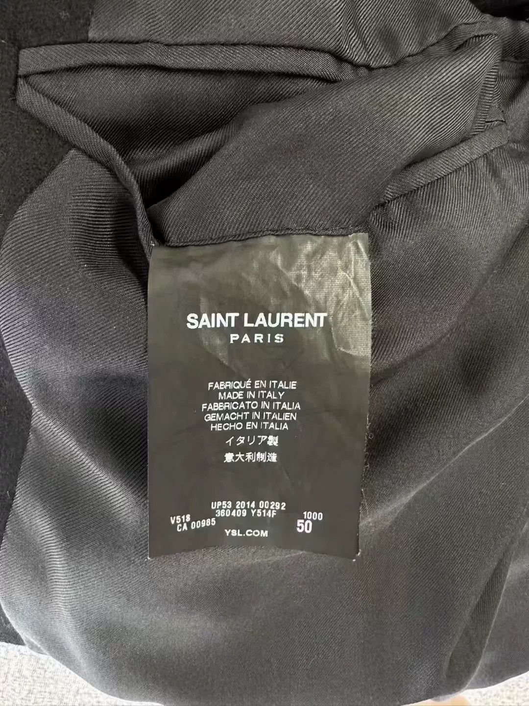 Saint Laurent Paris Saint Laurent Black Velvet Lapel Blazer Size US M / EU 48-50 / 2 - 4 Thumbnail