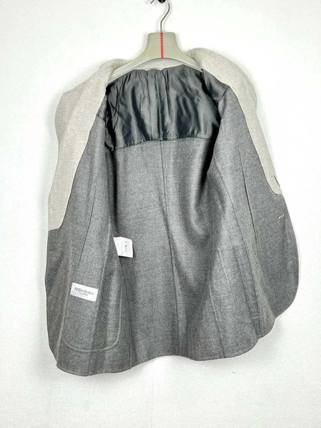 Saint Laurent Paris Yves Saint Laurent Wool Blazer Size US L / EU 52-54 / 3 - 3 Thumbnail