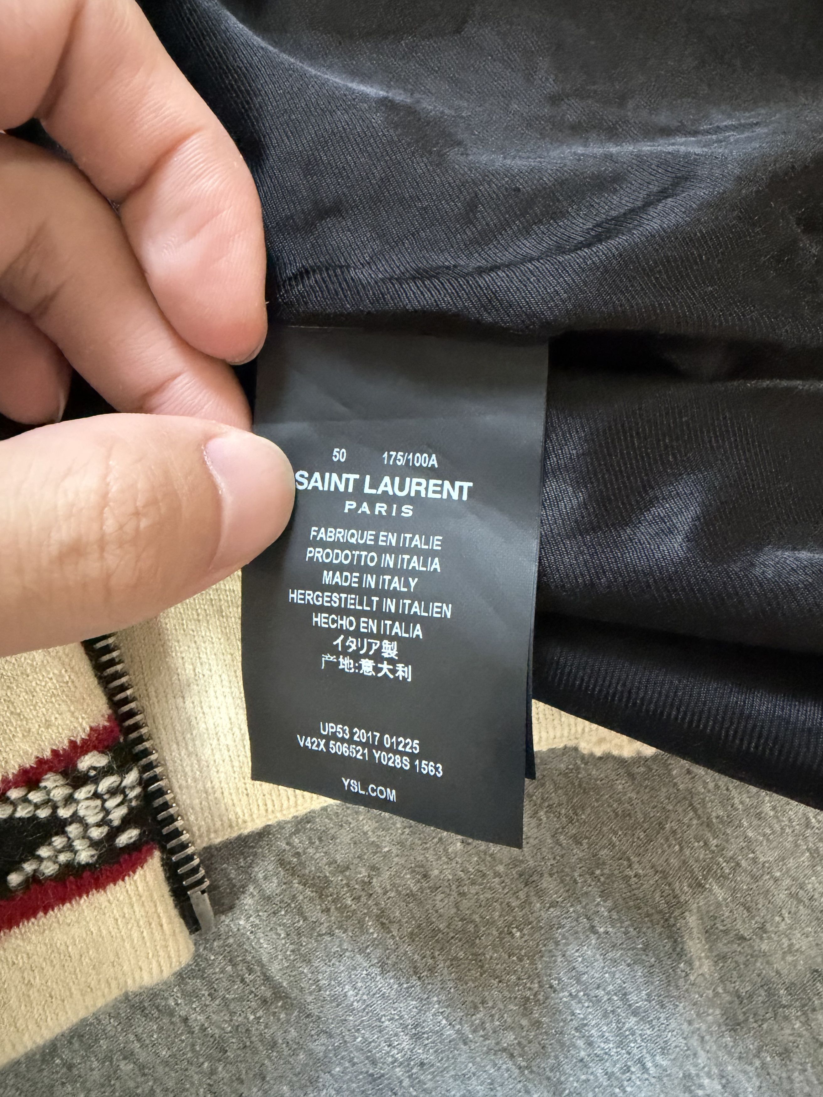 Saint Laurent Paris Saint Laurent 17ss Bohemian Linen Jacket Size US M / EU 48-50 / 2 - 6 Thumbnail