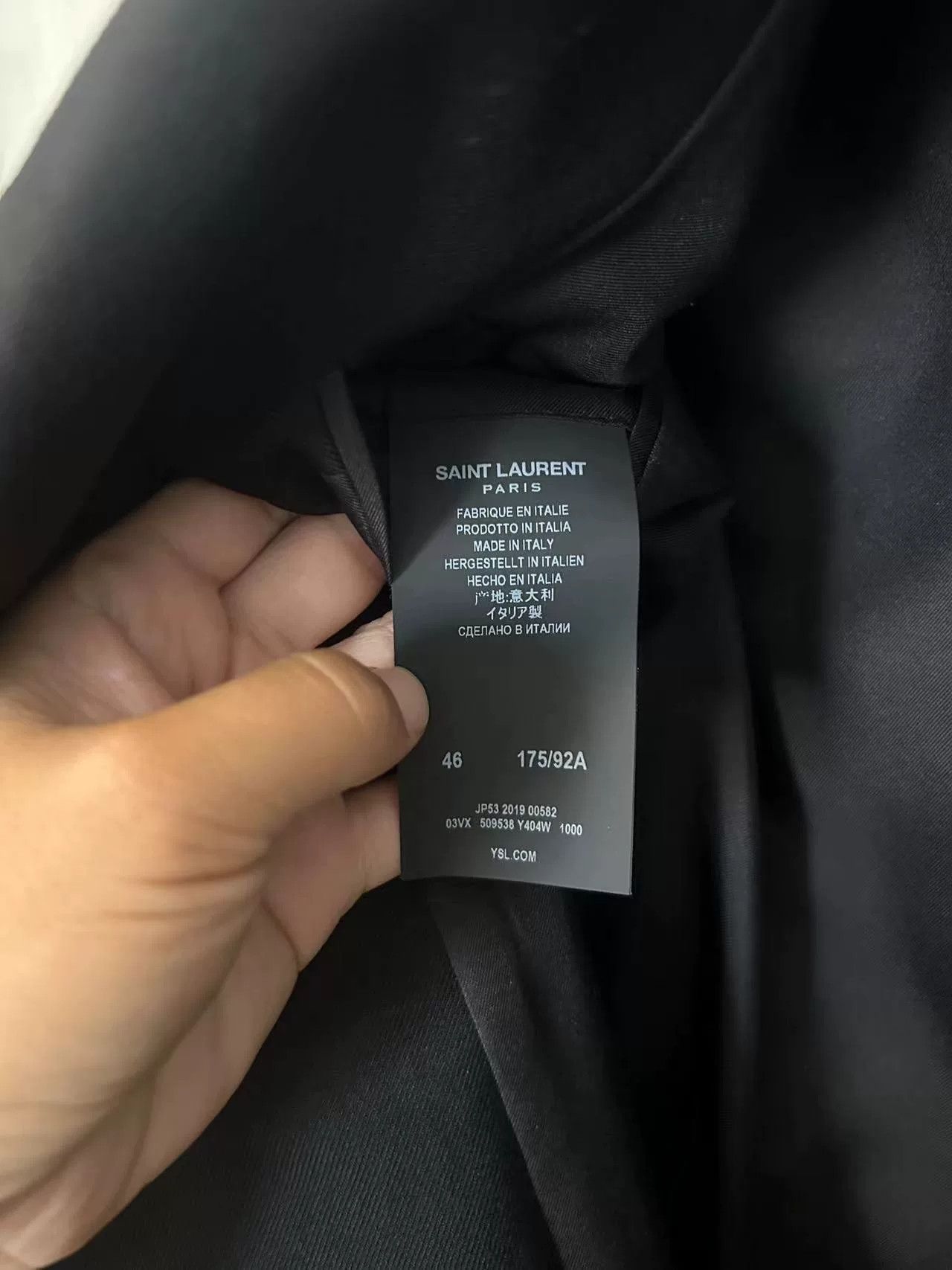 Saint Laurent Paris Saint Laurent Silver Button Blazer Size US S / EU 44-46 / 1 - 5 Thumbnail