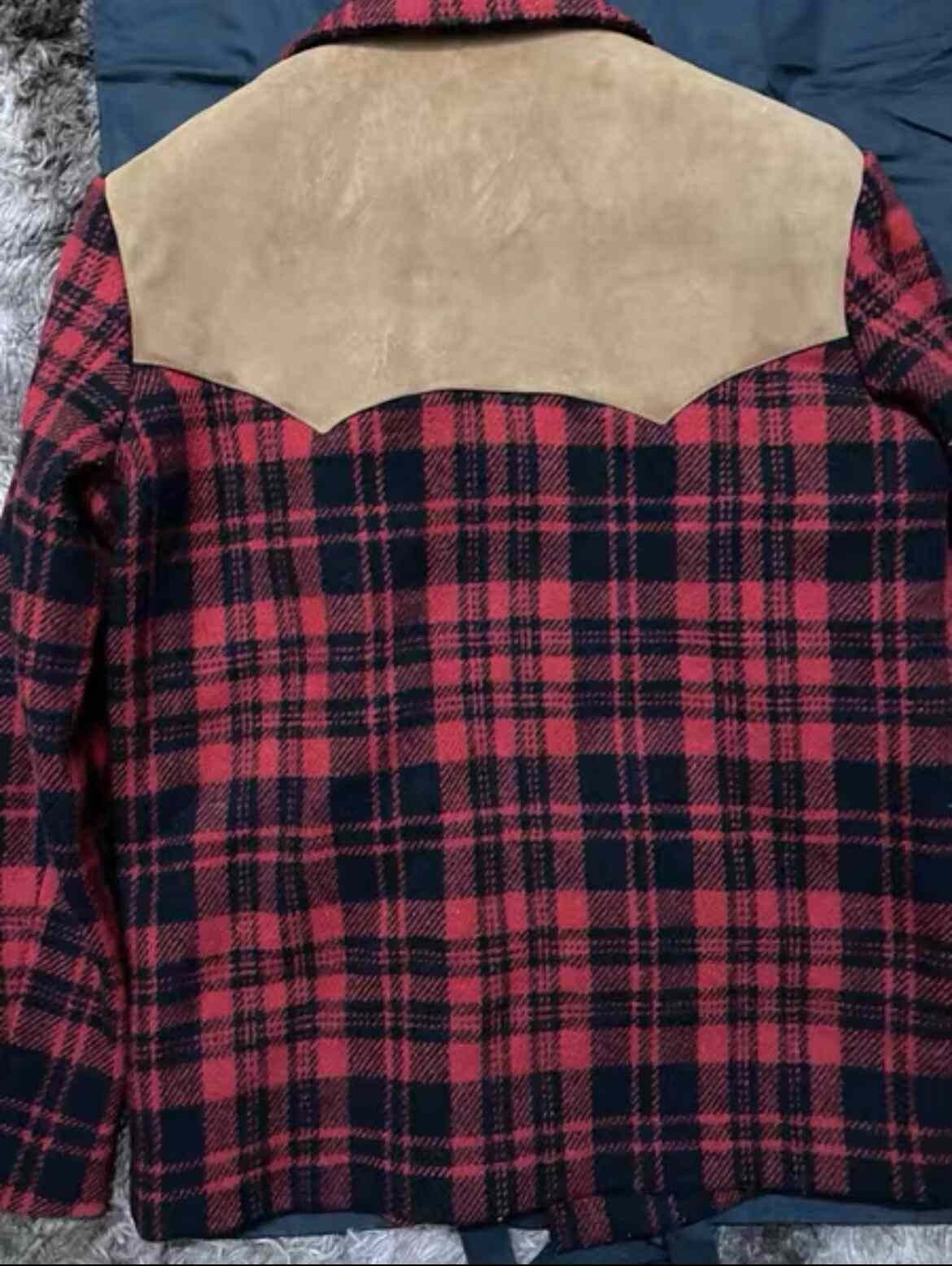 Saint Laurent Paris SAINT LAURENT Red Black Plaid Jacket Size US M / EU 48-50 / 2 - 2 Thumbnail