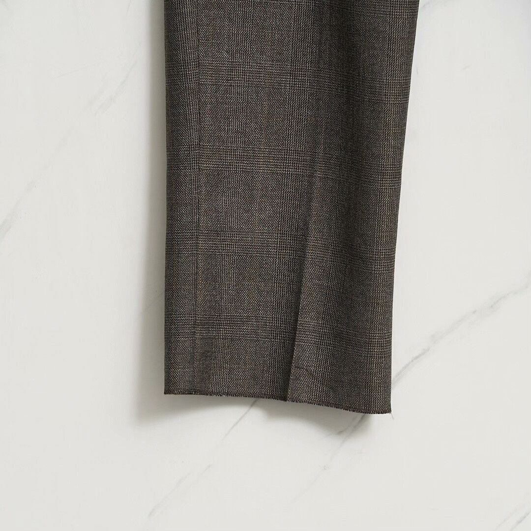 Saint Laurent Paris Saint Laurent Men's Checked Drawstring Trousers Size US 28 / EU 44 - 3 Thumbnail