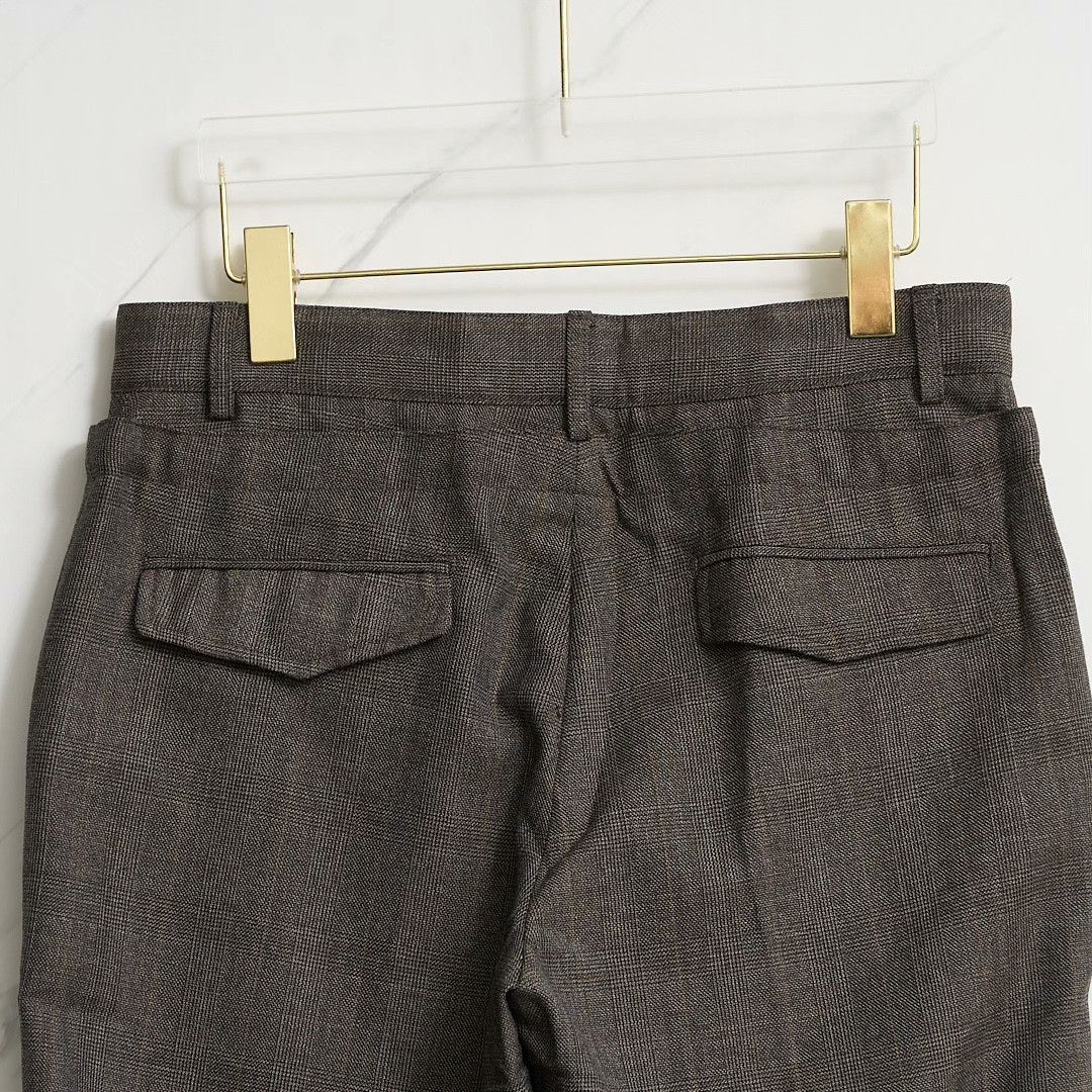 Saint Laurent Paris Saint Laurent Men's Checked Drawstring Trousers Size US 28 / EU 44 - 5 Thumbnail