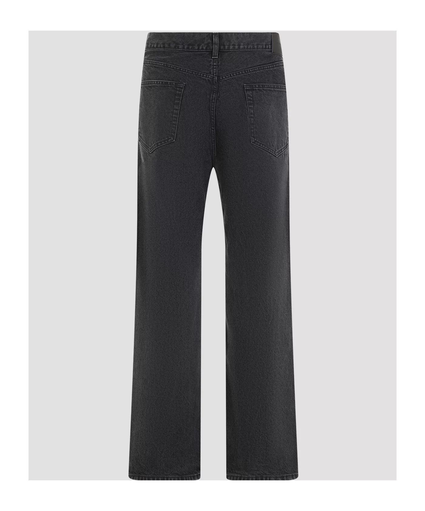 Saint Laurent Paris Saint Laurent Black High-Waist Straight Jeans Size US 32 / EU 48 - 2 Thumbnail
