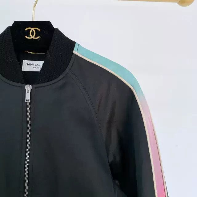 Saint Laurent Paris Saint Laurent Black Jacket Panther Graphic Size S / US 4 / IT 40 - 4 Thumbnail