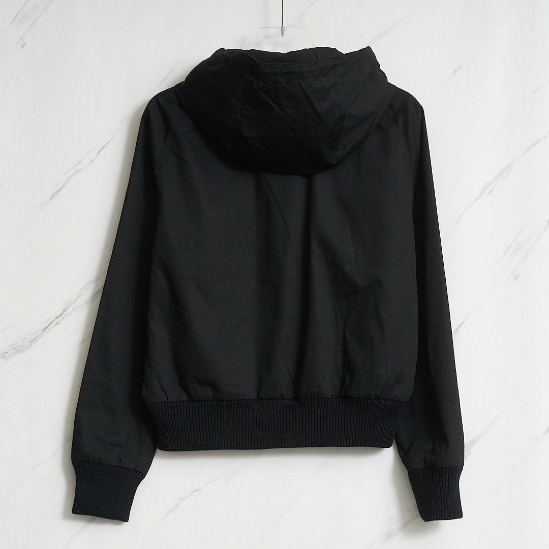Saint Laurent Paris Saint Laurent Men's Black Hooded Jacket Size US M / EU 48-50 / 2 - 5 Thumbnail