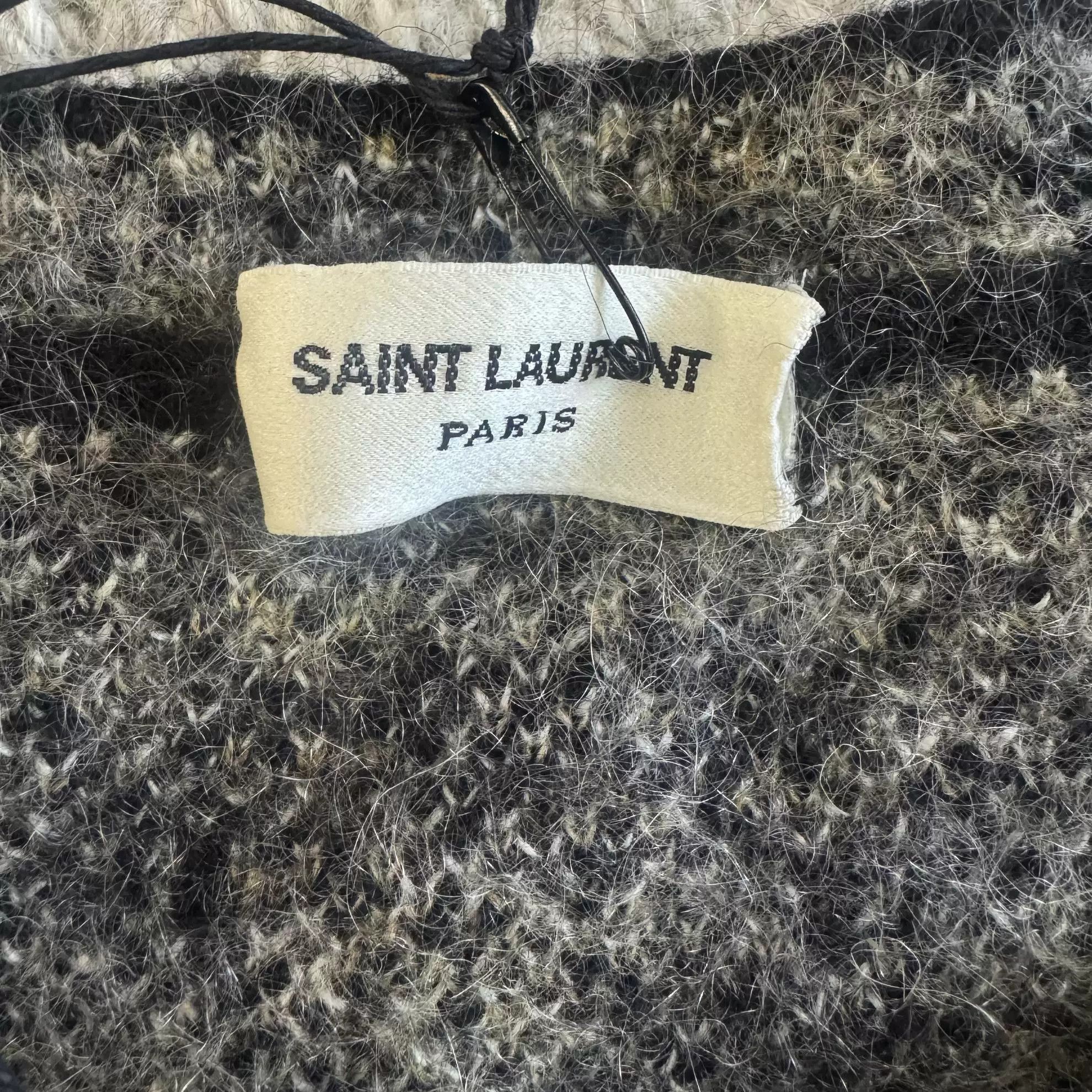 Saint Laurent Paris Saint Laurent Leopard Print Wool Sweater Size S / US 4 / IT 40 - 5 Thumbnail