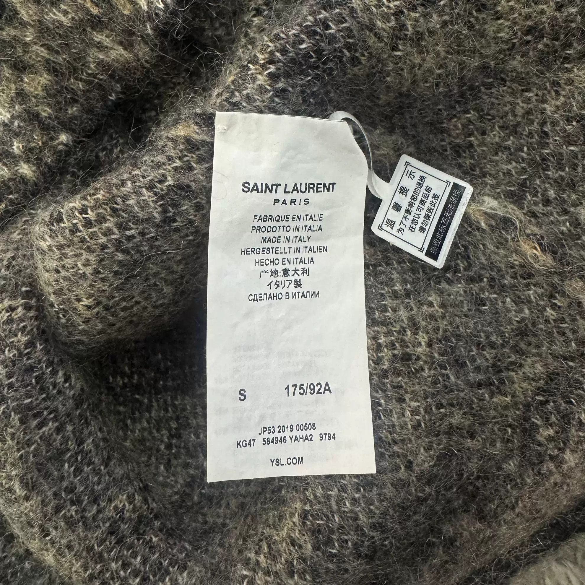 Saint Laurent Paris Saint Laurent Leopard Print Wool Sweater Size S / US 4 / IT 40 - 3 Thumbnail