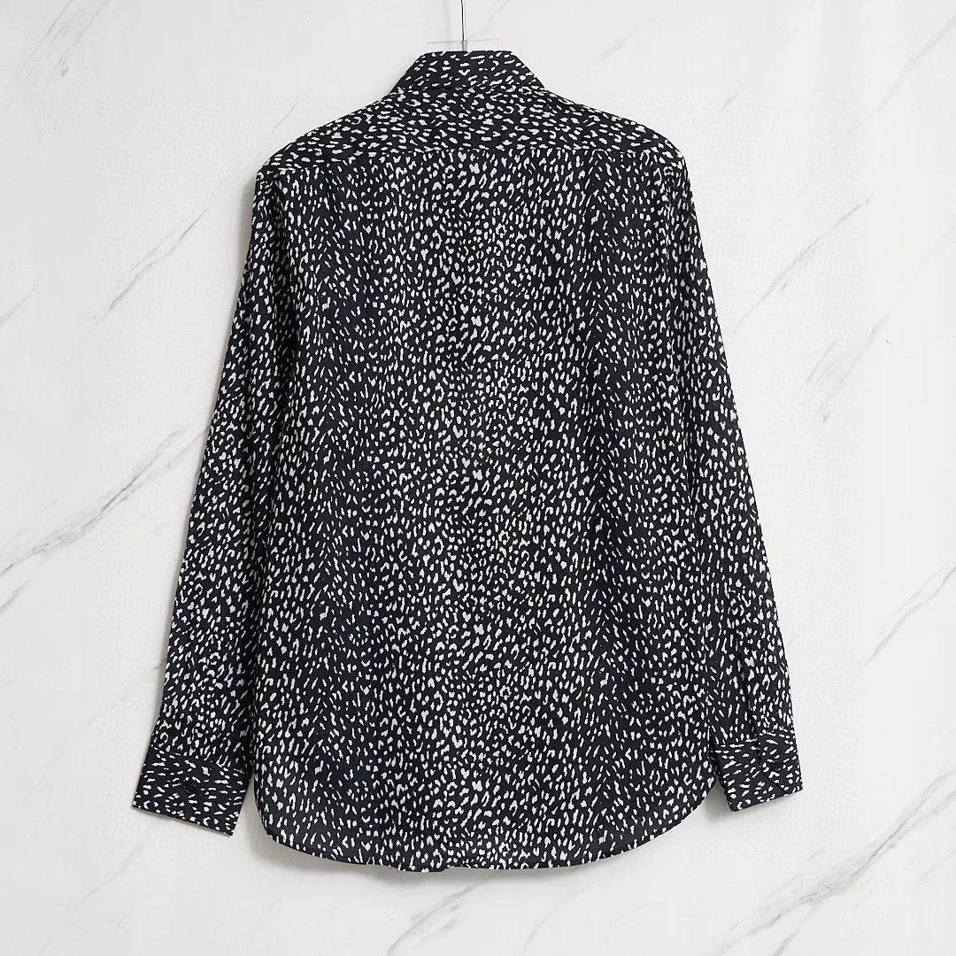 Saint Laurent Paris Saint Laurent Men's Polka Dot Shirt Size US XS / EU 42 / 0 - 4 Thumbnail