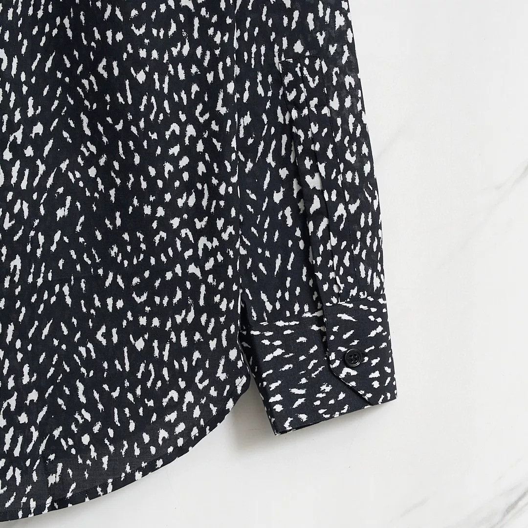 Saint Laurent Paris Saint Laurent Men's Polka Dot Shirt Size US XS / EU 42 / 0 - 5 Thumbnail