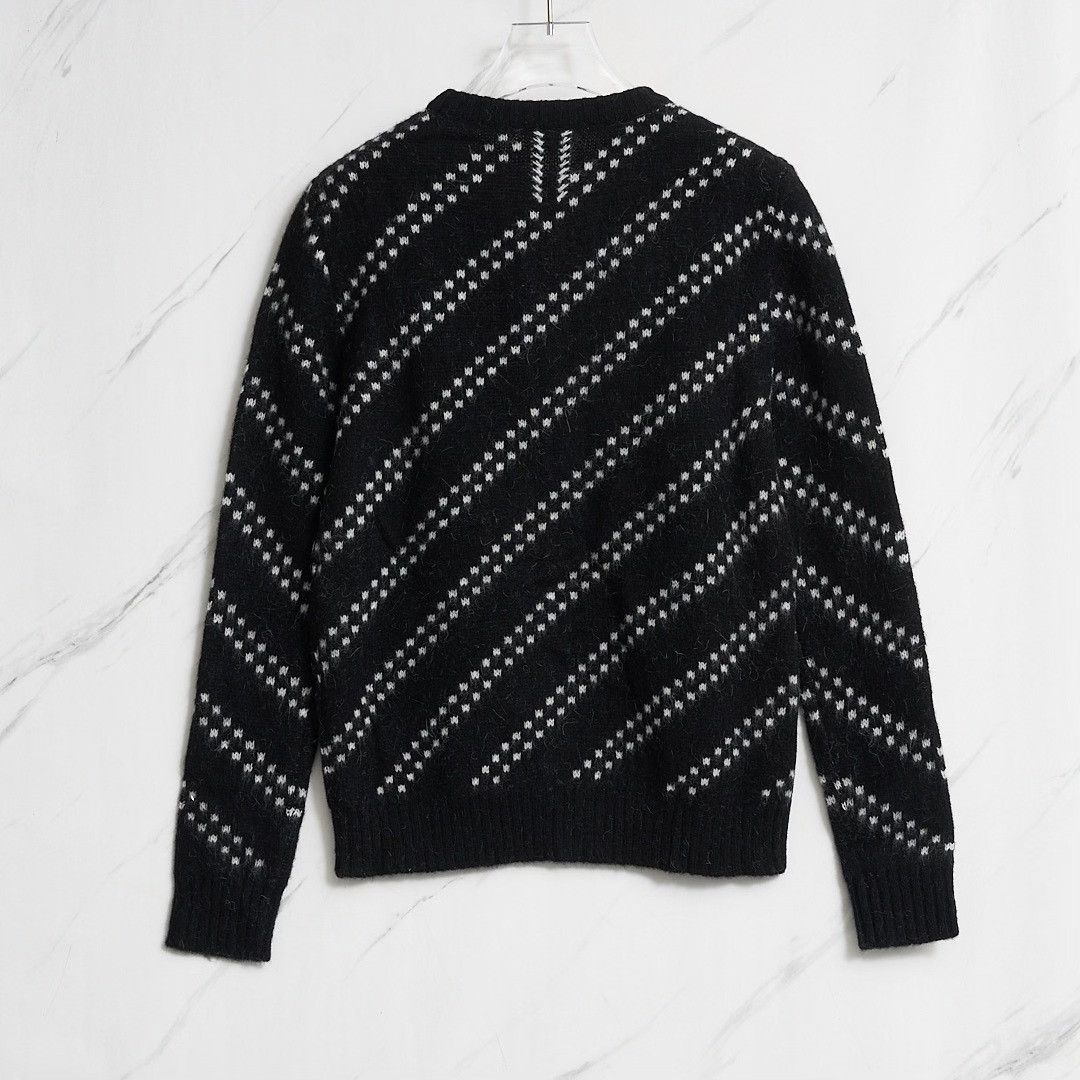 Saint Laurent Paris Saint Laurent Men's Zigzag Knit Sweater Size US M / EU 48-50 / 2 - 4 Thumbnail