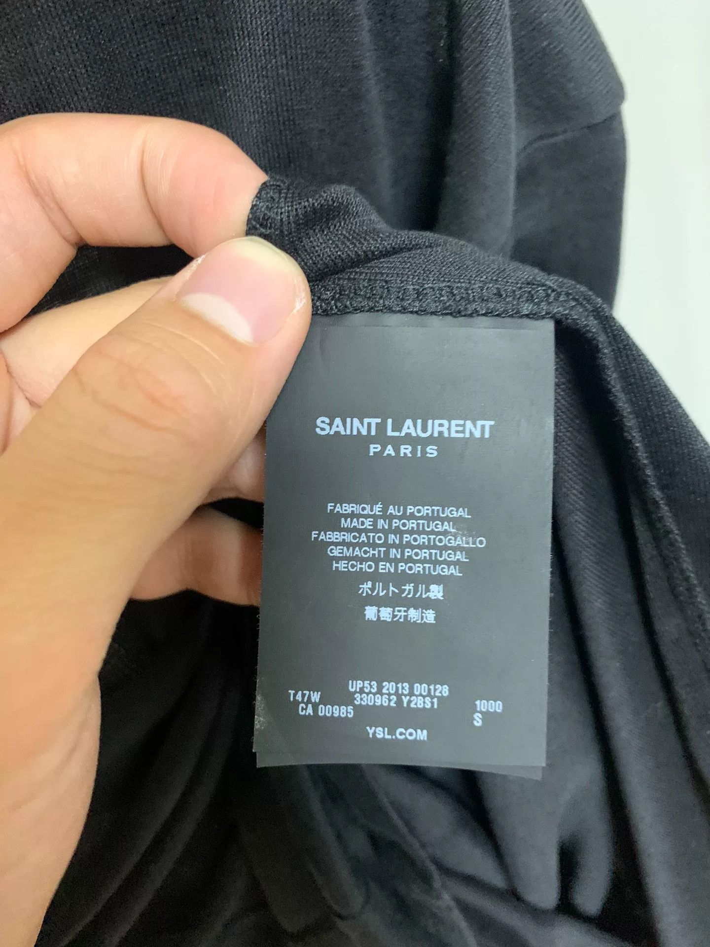 Saint Laurent Paris Saint Laurent 2013FW Black Chain T-shirt Size S / US 4 / IT 40 - 5 Thumbnail