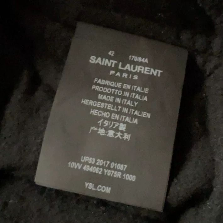Saint Laurent Paris YSL Saint Laurent Rose Embroidery Pilot Jacket Size US M / EU 48-50 / 2 - 8 Thumbnail