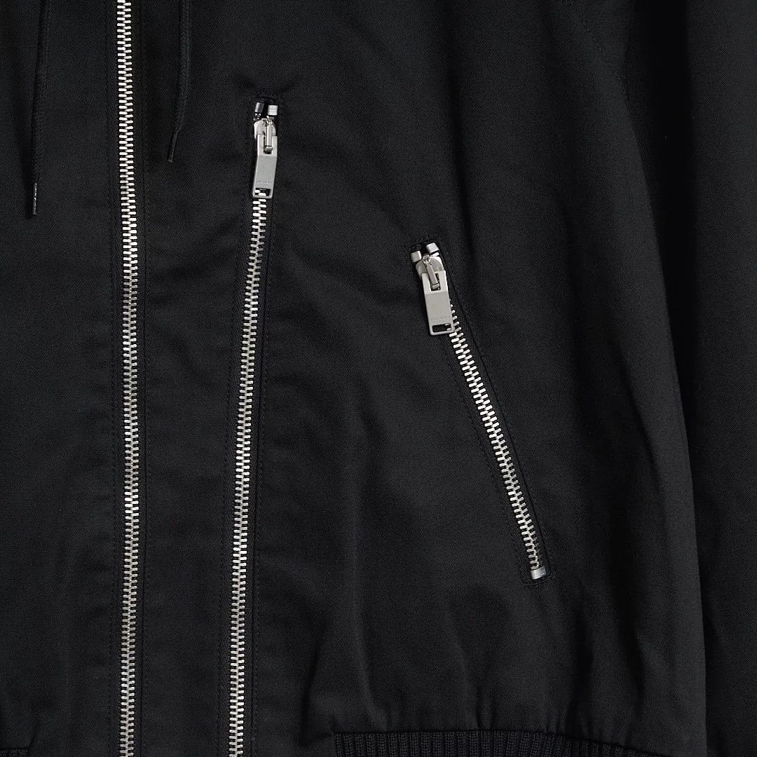 Saint Laurent Paris Saint Laurent Men's Hooded Double Zip Jacket Size US M / EU 48-50 / 2 - 3 Thumbnail