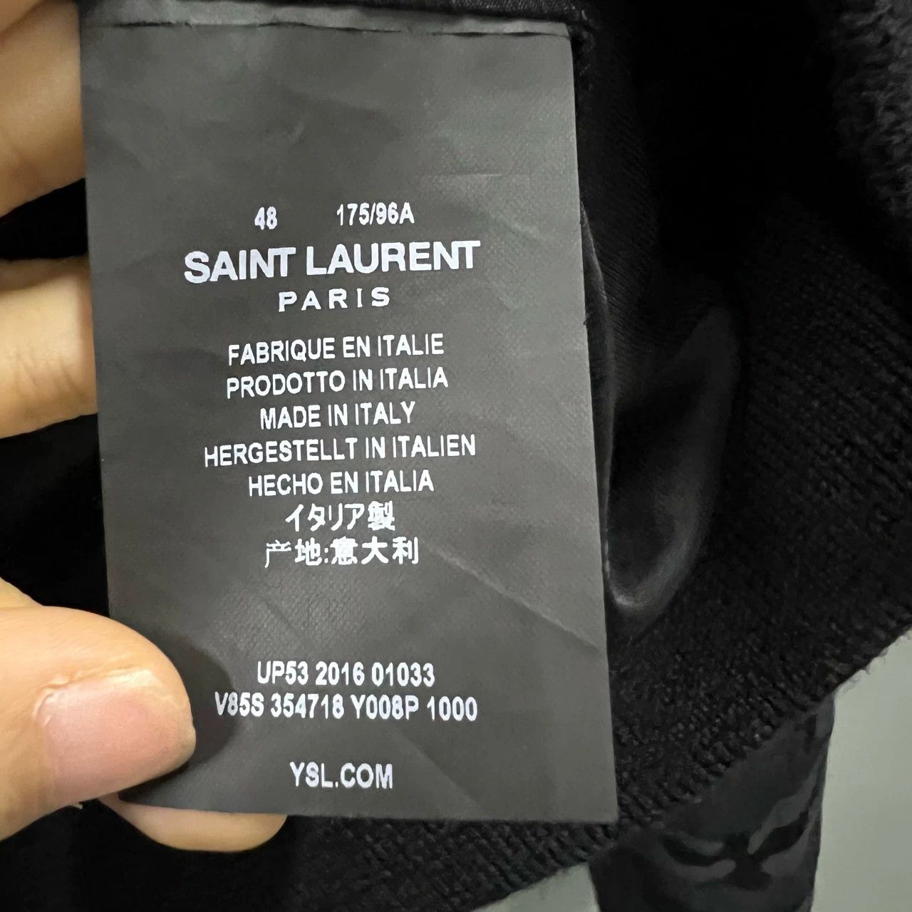 Saint Laurent Paris Saint Laurent Black Camo Baseball Jacket Size US M / EU 48-50 / 2 - 5 Thumbnail