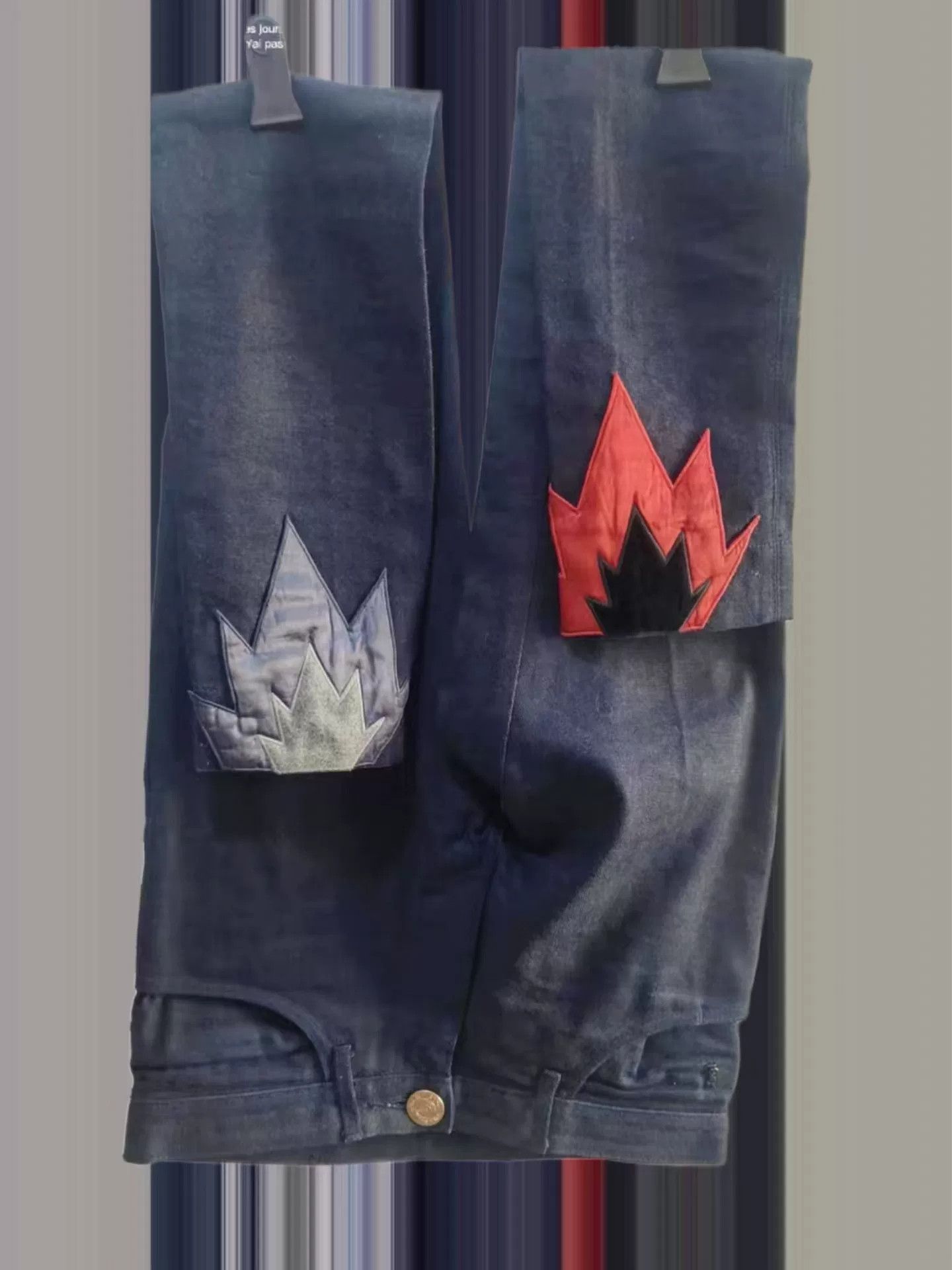 Saint Laurent Paris YSL Vintage Flame Patch Jeans Size US 28 / EU 44 - 2 Thumbnail