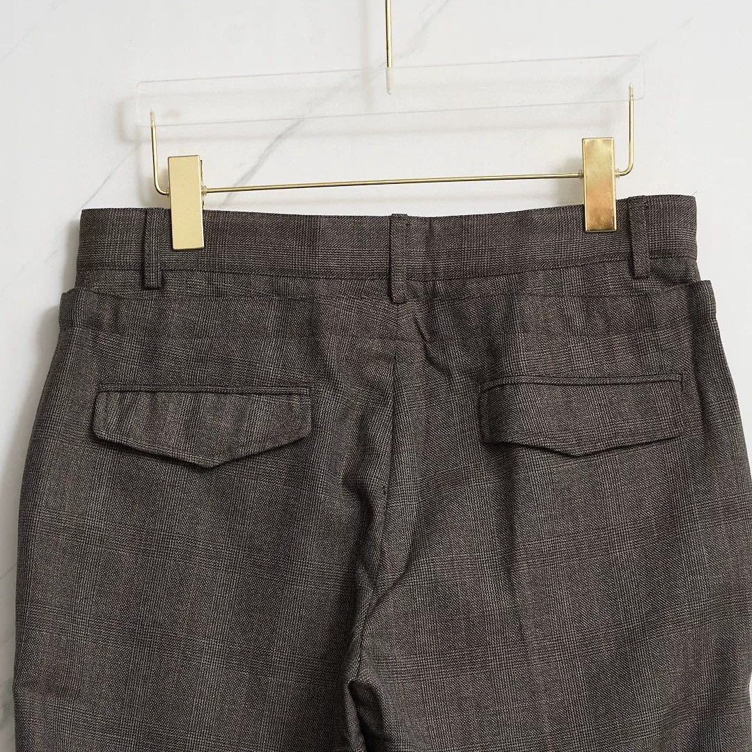 Saint Laurent Paris Saint Laurent Men's Checkered Drawstring Pants Size US 28 / EU 44 - 5 Thumbnail