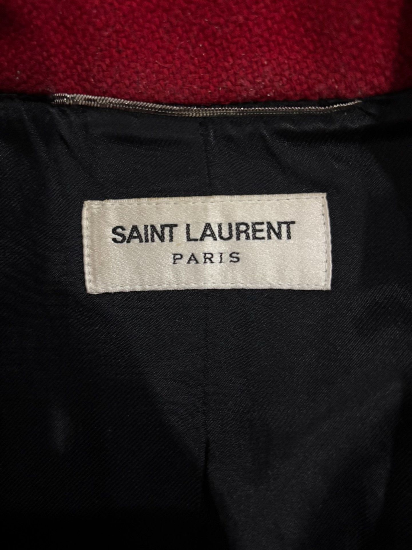 Saint Laurent Paris Saint Laurent Red Leopard Print Jacket Size US S / EU 44-46 / 1 - 3 Thumbnail