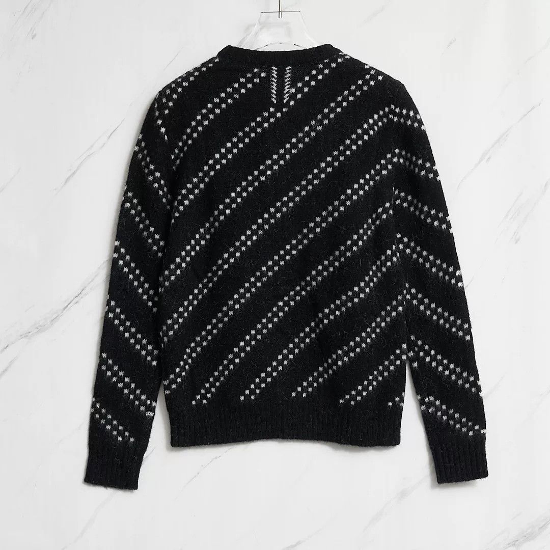 Saint Laurent Paris Saint Laurent Men's Checked Jacquard Sweater Size US S / EU 44-46 / 1 - 3 Thumbnail