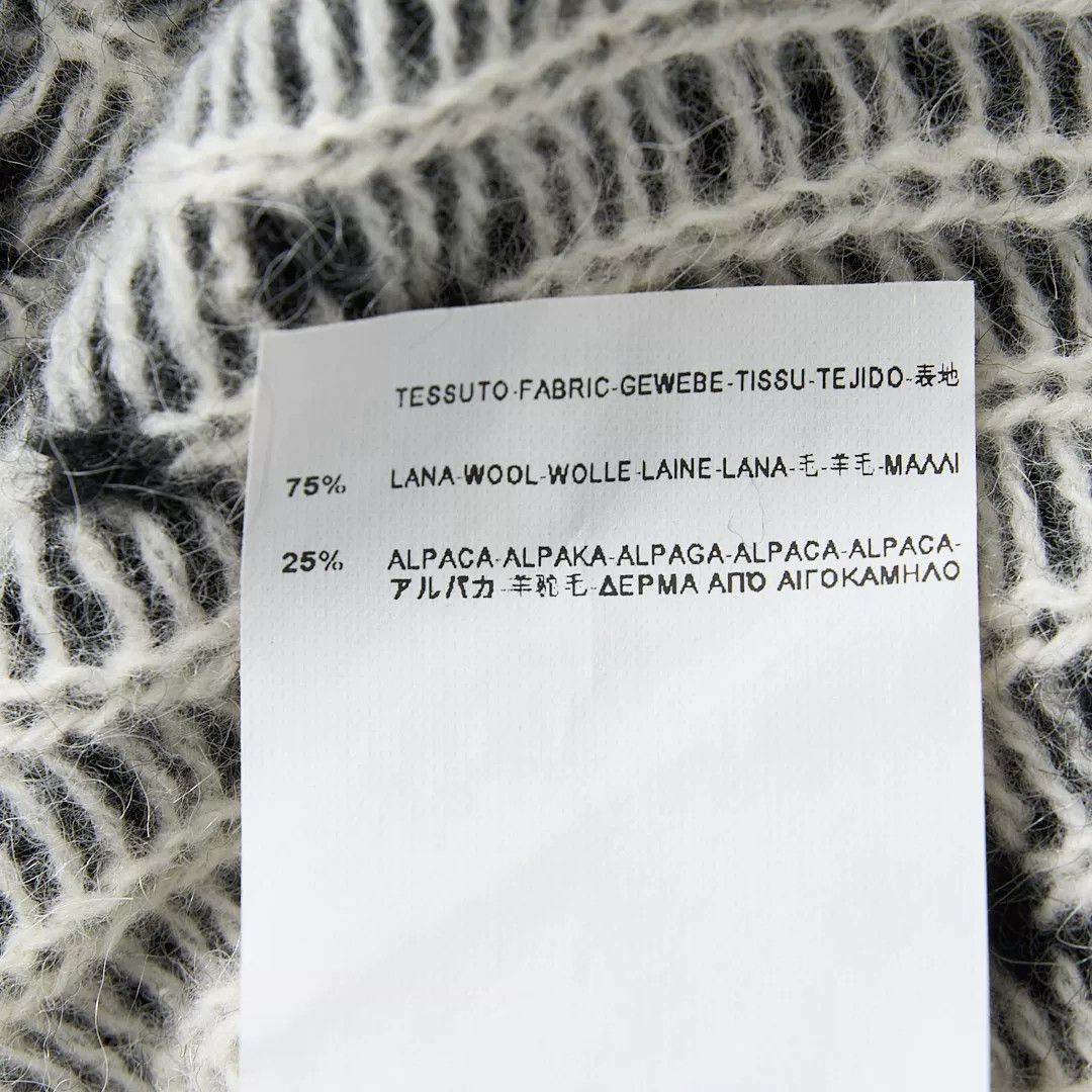 Saint Laurent Paris Saint Laurent Men's Checked Jacquard Sweater Size US S / EU 44-46 / 1 - 7 Thumbnail
