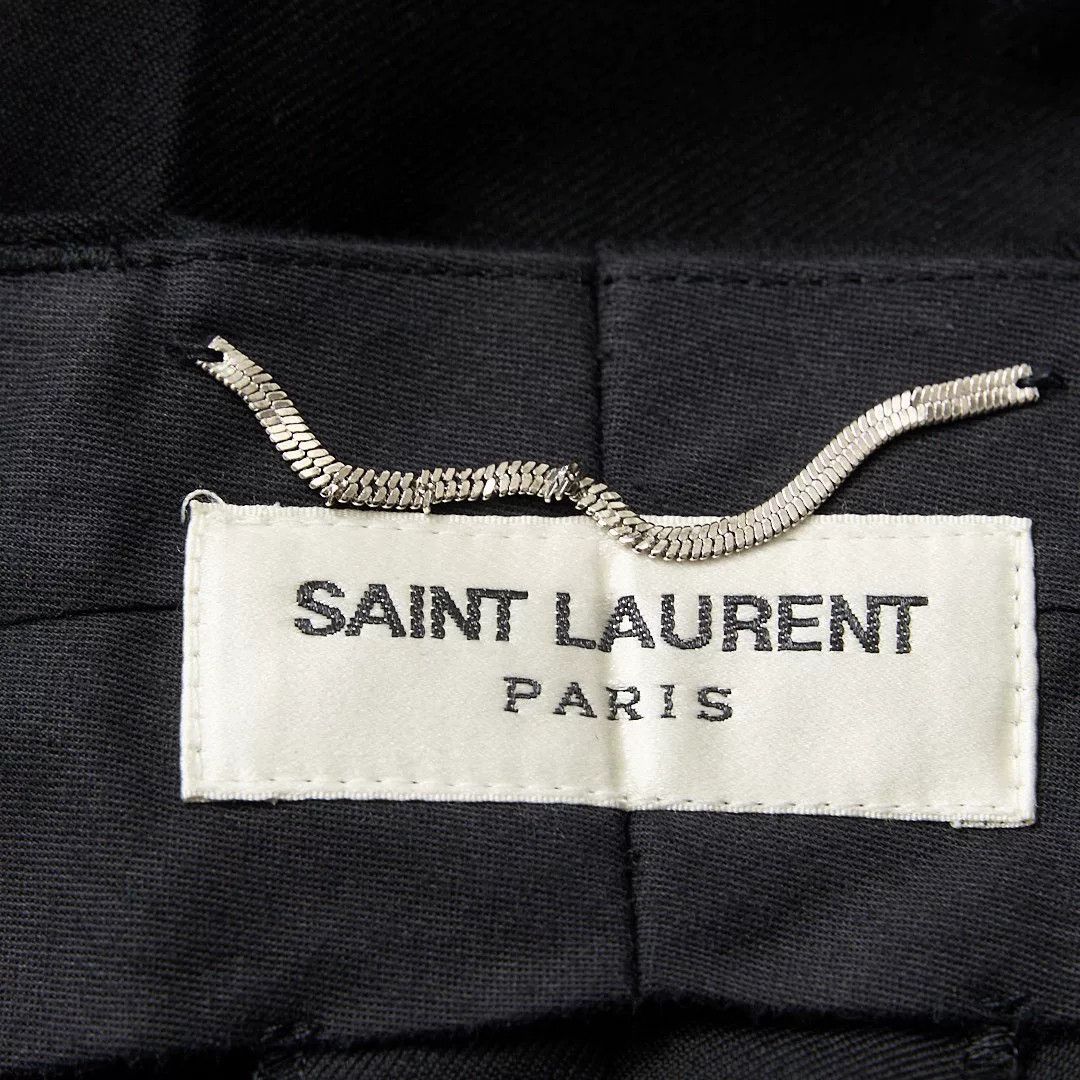 Saint Laurent Paris Saint Laurent Men's Wool Trousers Size US 30 / EU 46 - 6 Thumbnail